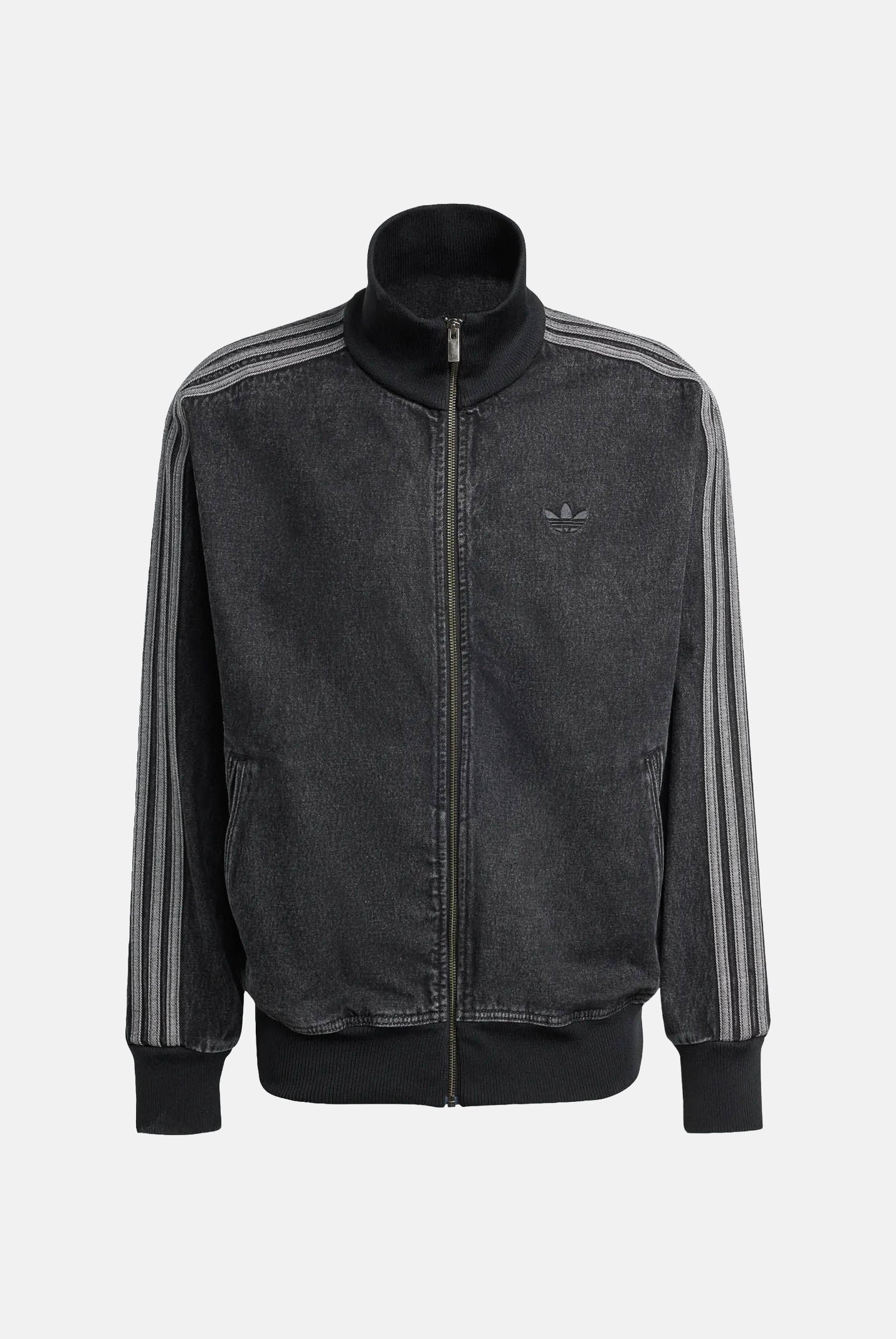 ADIDAS ORIGINALS Giubbotto Adicolor Denim Firebird nero da uomo KD1516 . ADIDAS ORIGINALS