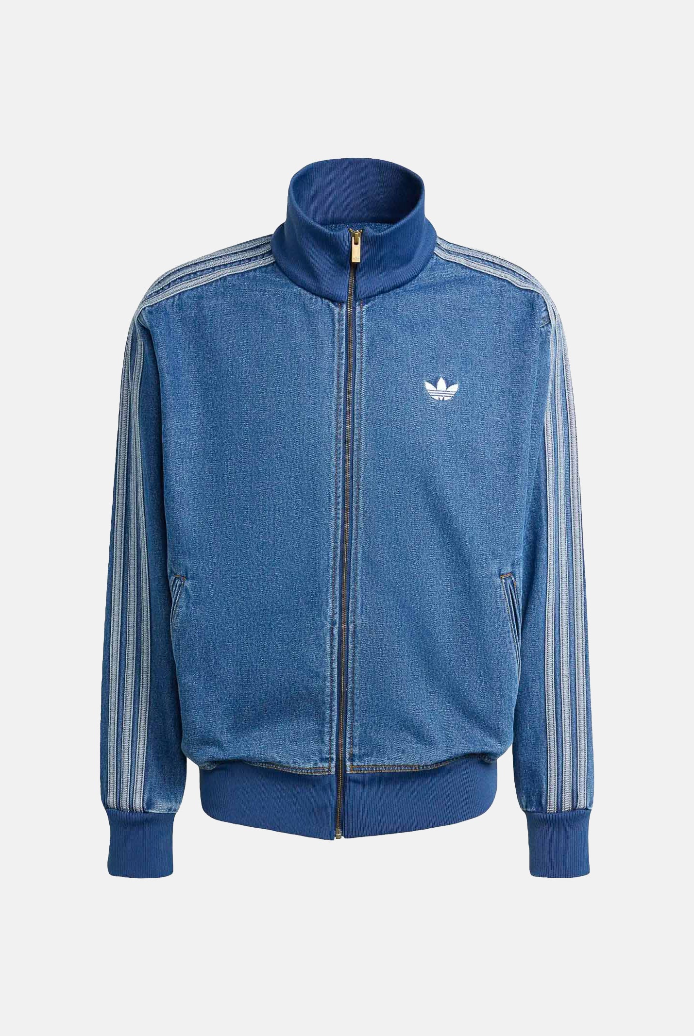 ADIDAS ORIGINALS Giubbotto Adicolor Denim Firebird in denim medio da uomo KD1517 . ADIDAS ORIGINALS