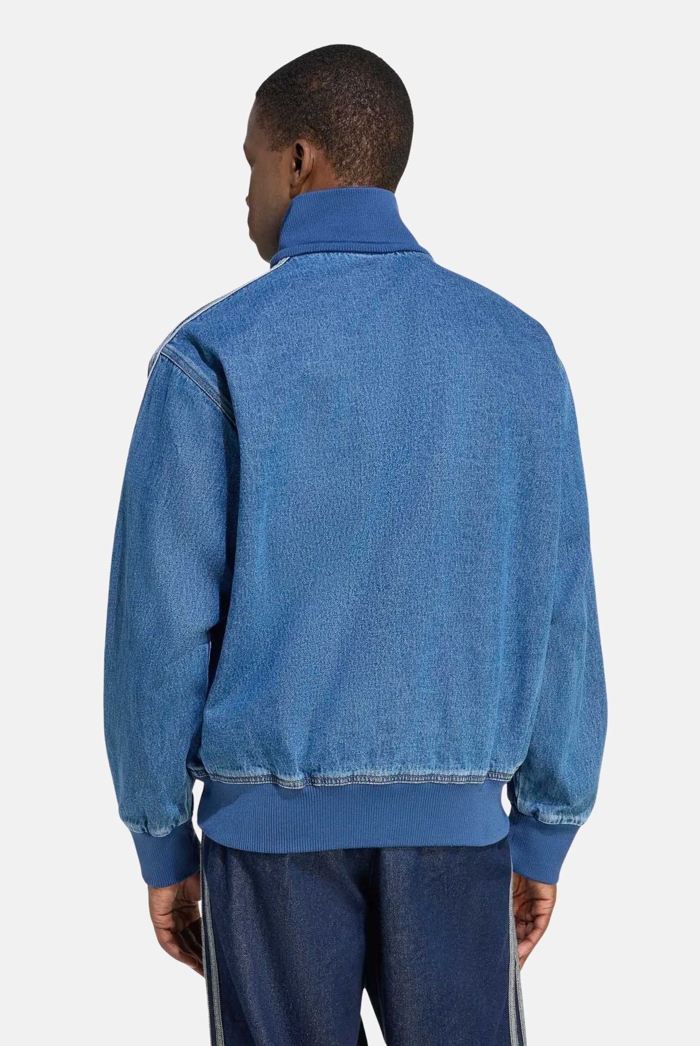 ADIDAS ORIGINALS Giubbotto Adicolor Denim Firebird in denim medio da uomo KD1517 . ADIDAS ORIGINALS