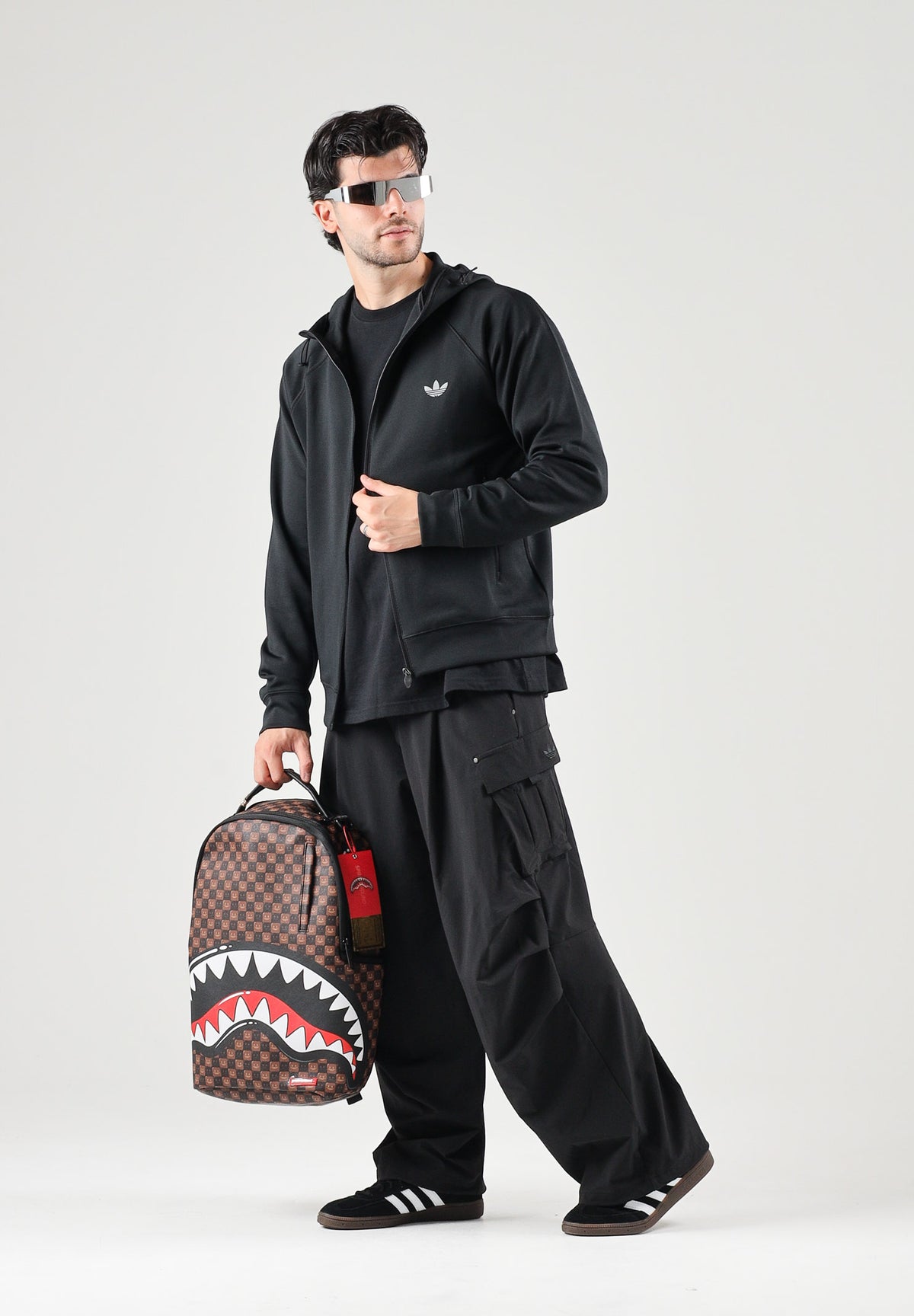 ADIDAS ORIGINALS Pantaloni UTILITY ESSENTIALS neri da uomo KD2780 . ADIDAS ORIGINALS