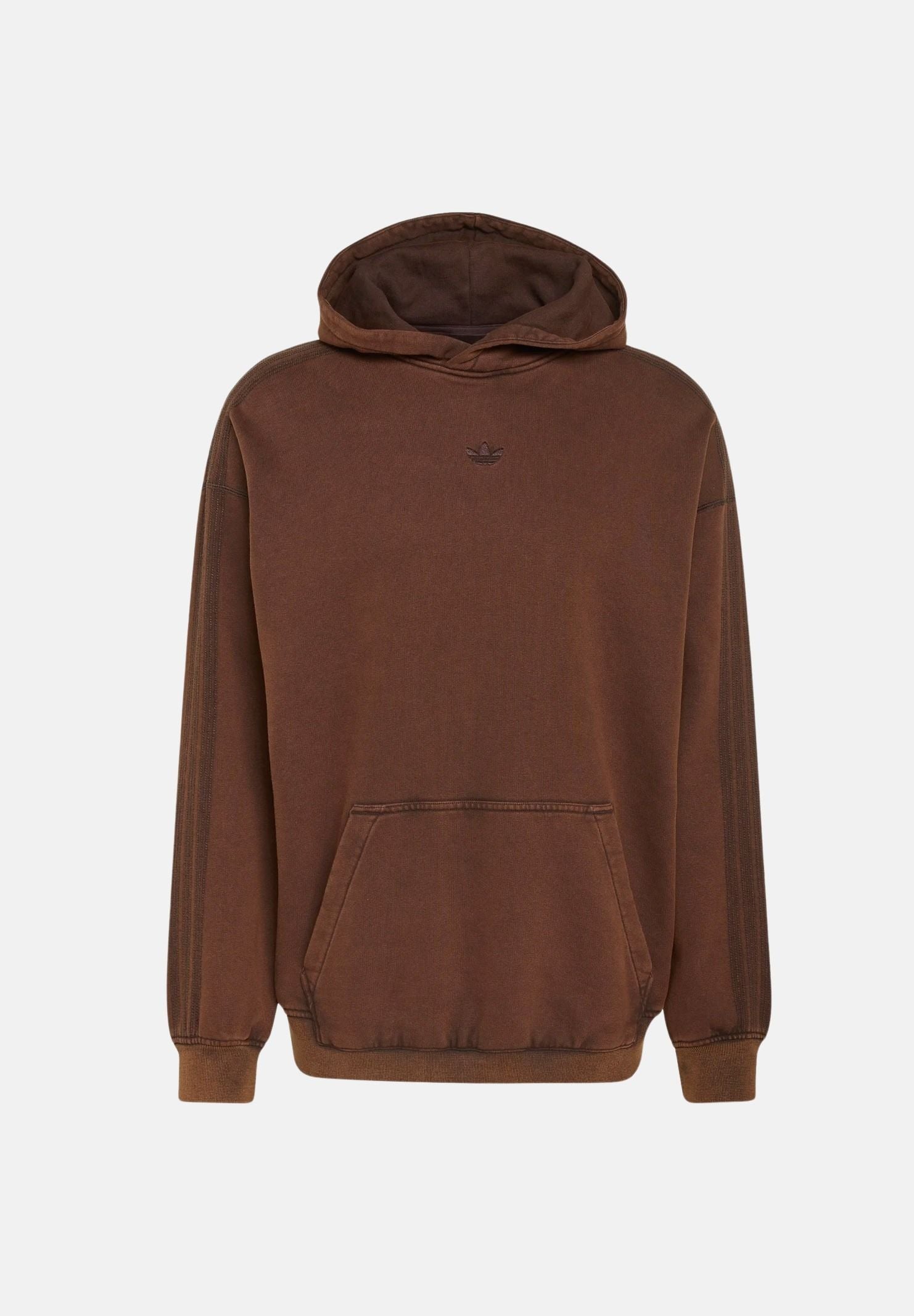 ADIDAS ORIGINALS Felpa con cappuccio Premium Essentials Retro Washed marrone da uomo KD2858 . ADIDAS ORIGINALS