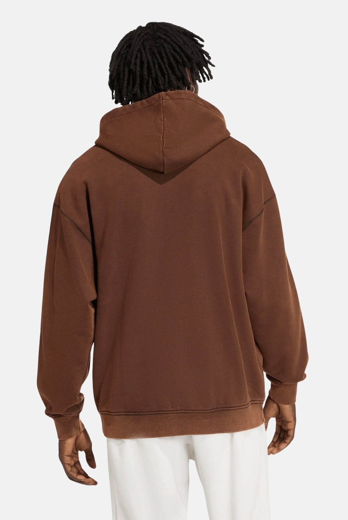 ADIDAS ORIGINALS Felpa con cappuccio Premium Essentials Retro Washed marrone da uomo KD2858 . ADIDAS ORIGINALS