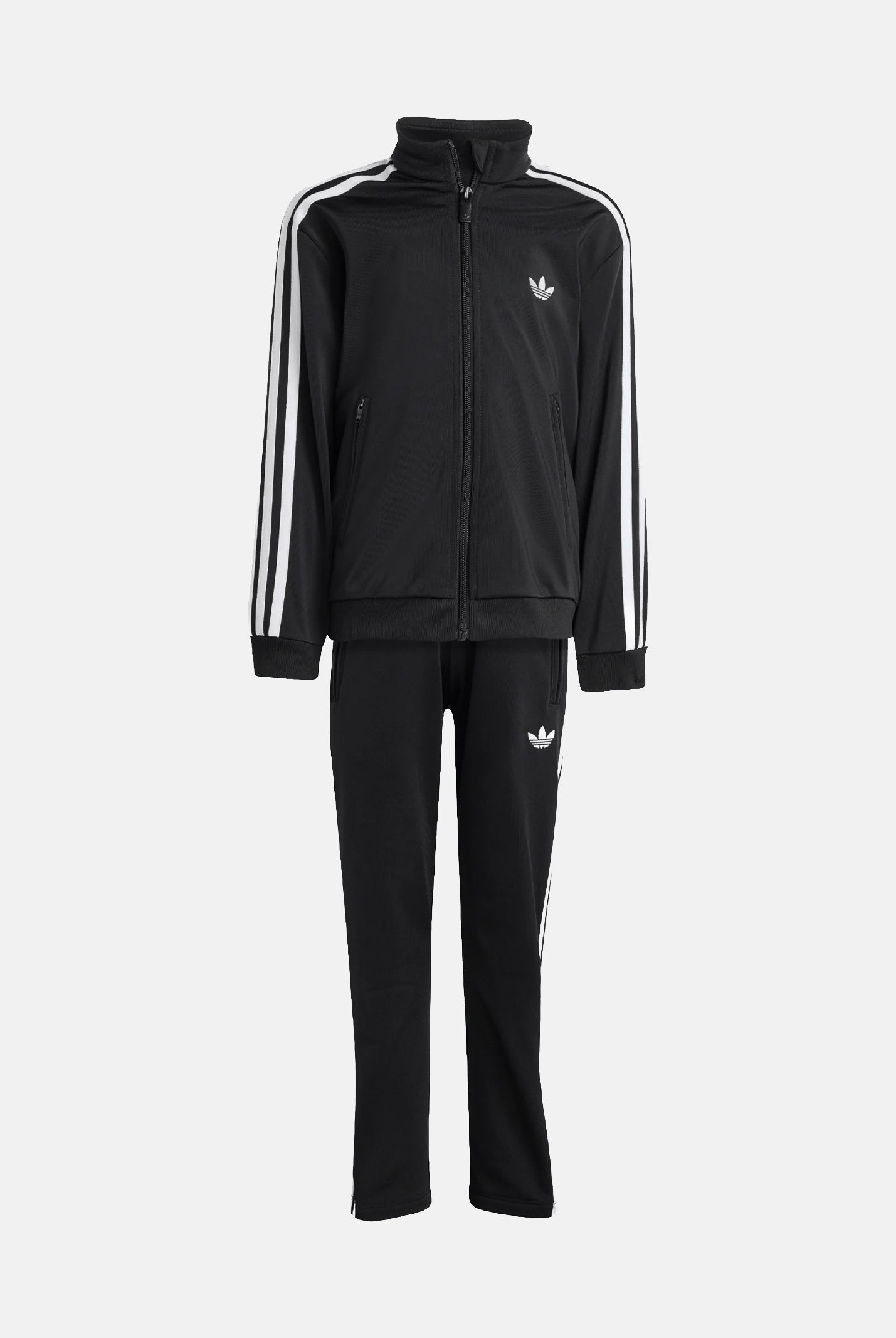 ADIDAS ORIGINALS Tuta Firebird nera per bambino e bambina con 3-stripes iconiche KD3299 . ADIDAS ORIGINALS