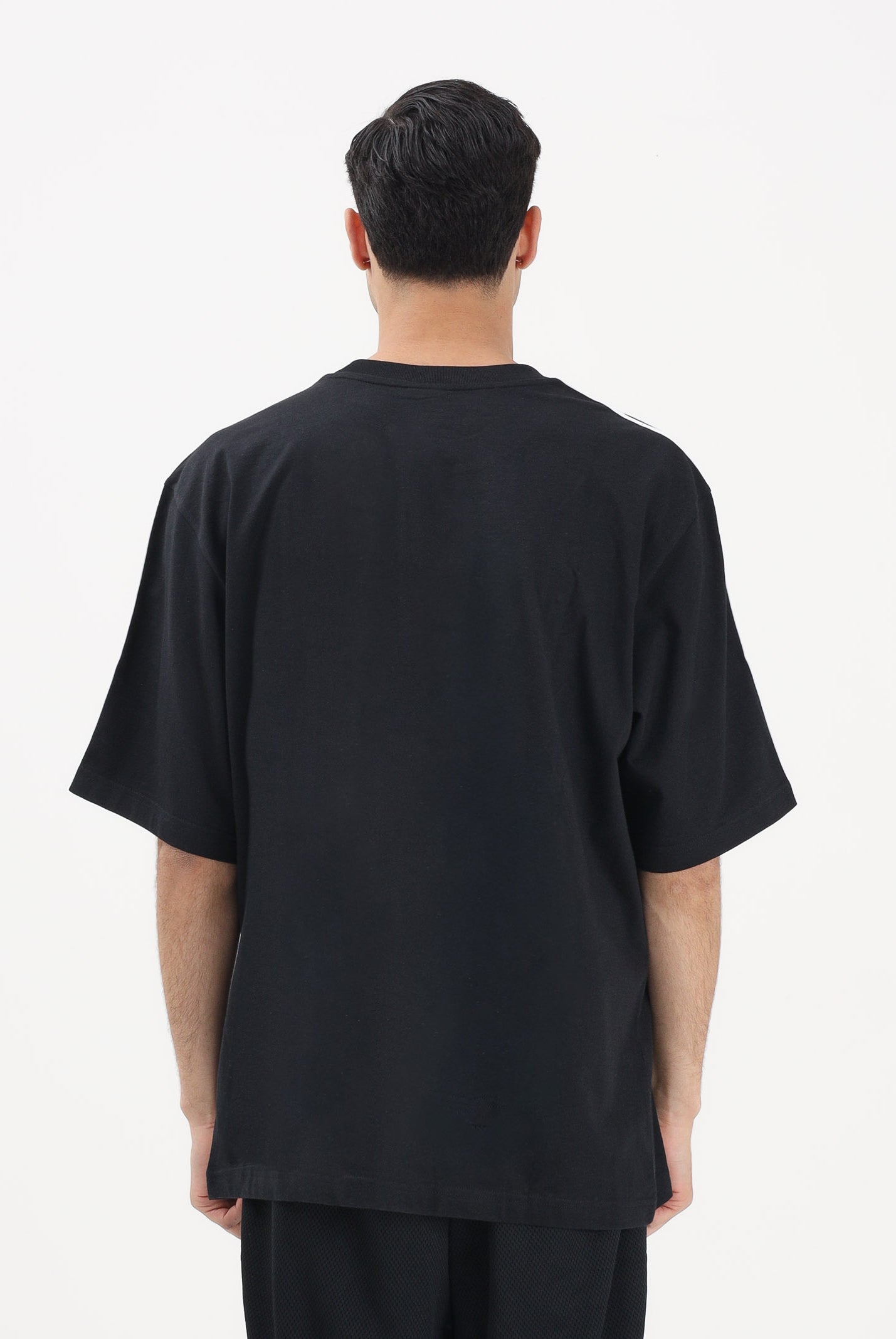 ADIDAS ORIGINALS T-shirt a manica corta Adicolor 3-Stripes Oversized nera da uomo KD4095 . ADIDAS ORIGINALS