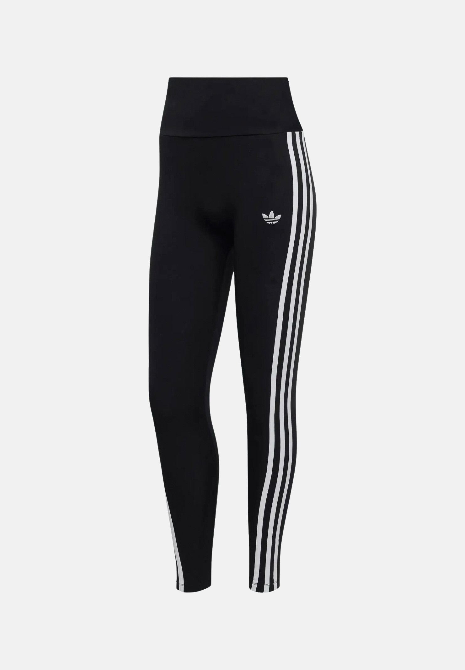 ADIDAS ORIGINALS Leggings 3-Stripes nero da donna con logo iconico KD5572 . ADIDAS ORIGINALS