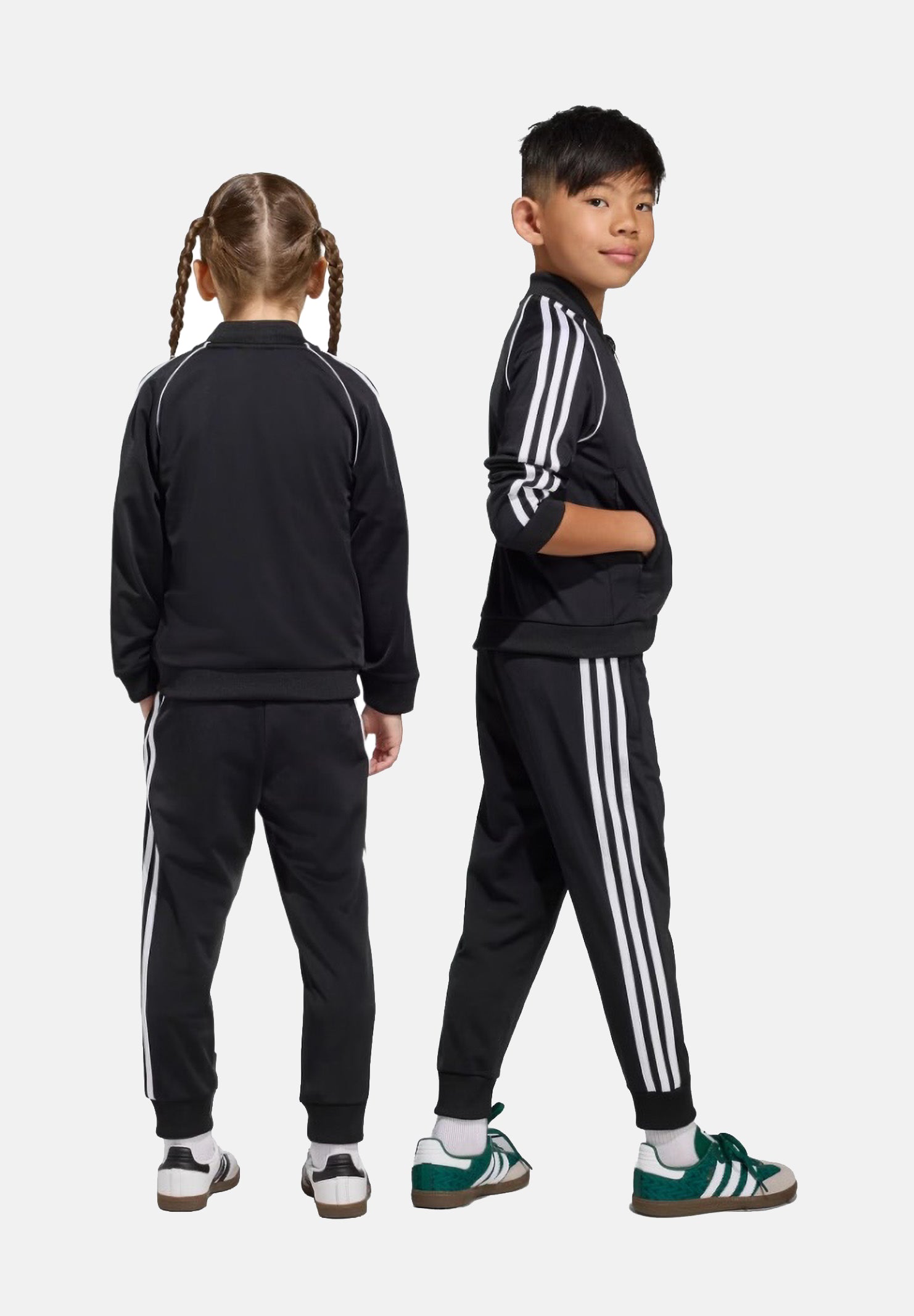 ADIDAS ORIGINALS Tuta SST nera per bambino e bambina KD5741 . ADIDAS ORIGINALS