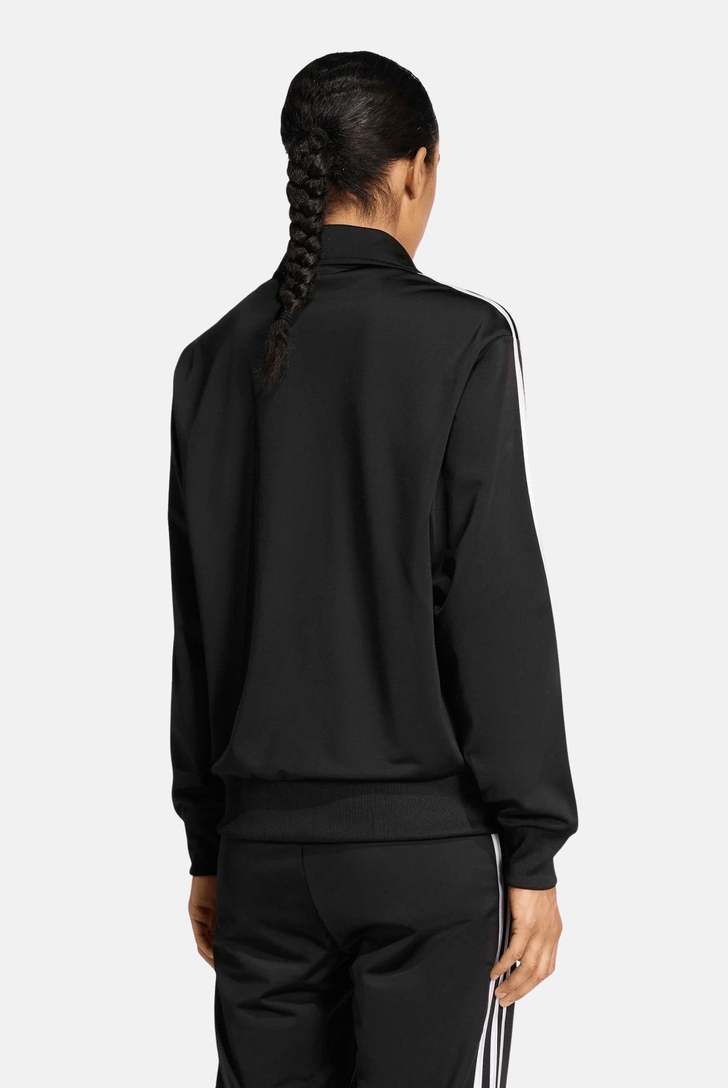 ADIDAS ORIGINALS Felpa con zip Firebird Loose nera da donna KD7983 . ADIDAS ORIGINALS