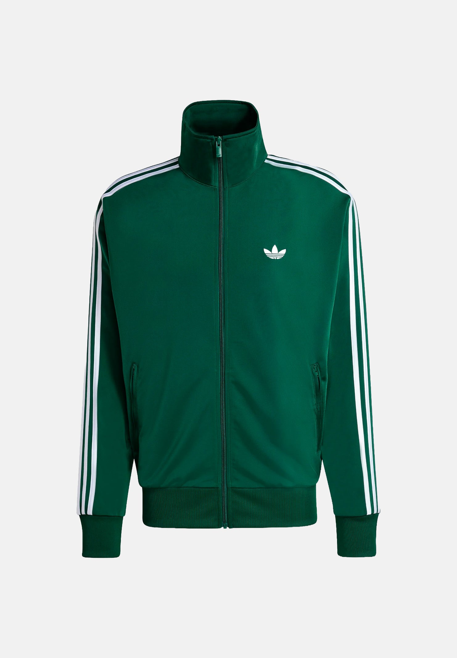 ADIDAS ORIGINALS Felpa con zip FIREBIRD verde da uomo KD8314 . ADIDAS ORIGINALS