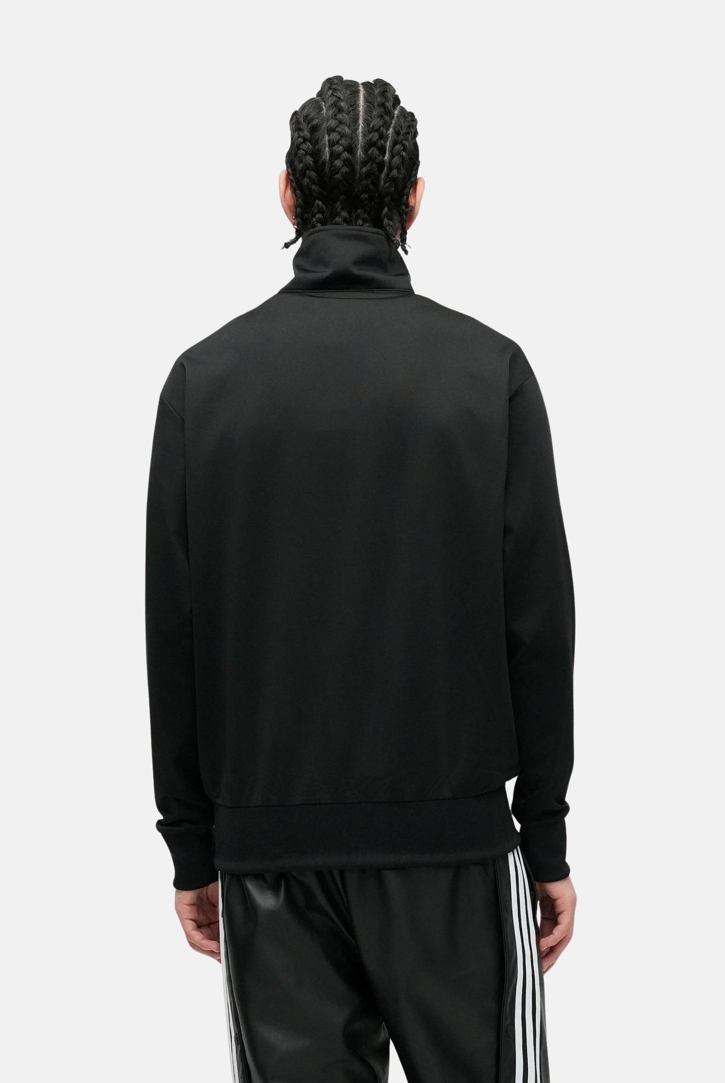 ADIDAS ORIGINALS Felpa con zip Firebird Adicolor Mesh nera da uomo KE0782 . ADIDAS ORIGINALS