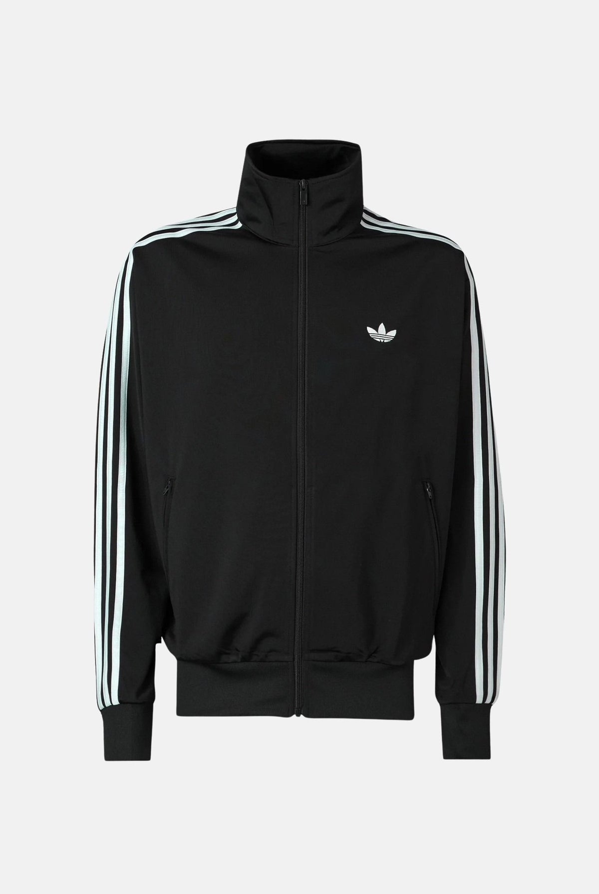 ADIDAS ORIGINALS Felpa con zip Firebird Adicolor Mesh nera da uomo KE0782 . ADIDAS ORIGINALS
