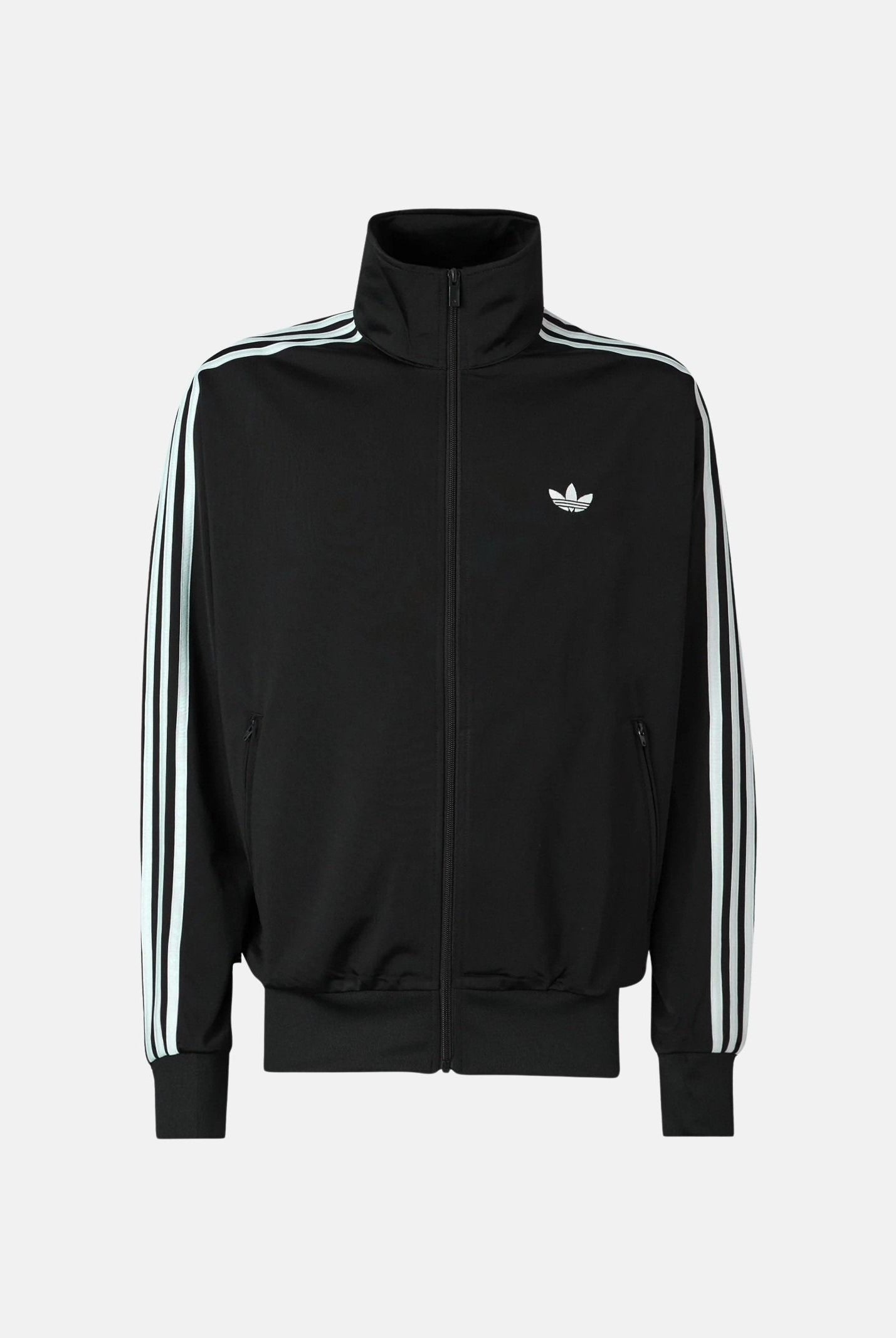 ADIDAS ORIGINALS Felpa con zip Firebird Adicolor Mesh nera da uomo KE0782 . ADIDAS ORIGINALS