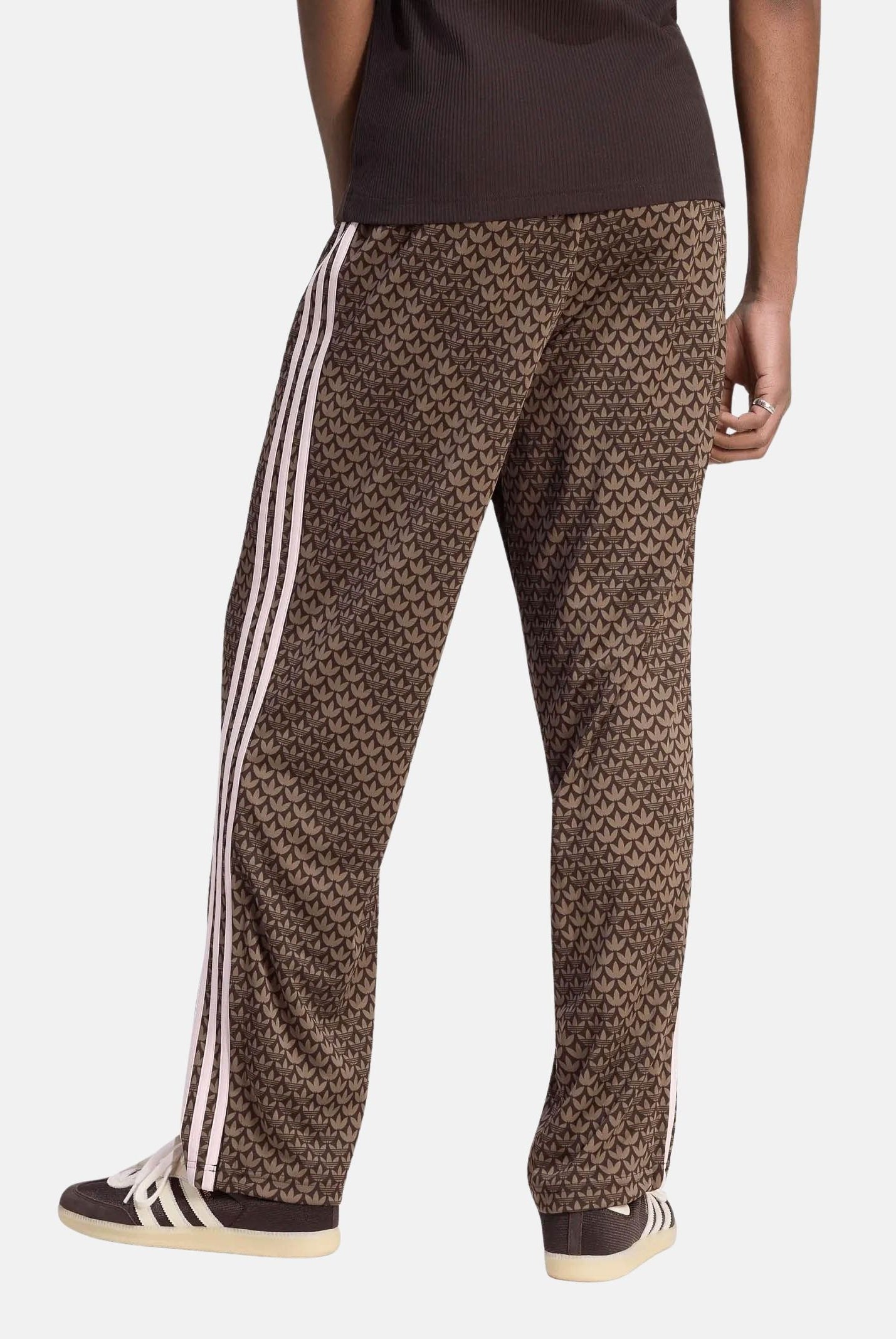 ADIDAS ORIGINALS Pantalone sportivo FIREBIRD LOOSE MONOGRAM marrone per uomo e donna KE1678 . ADIDAS ORIGINALS