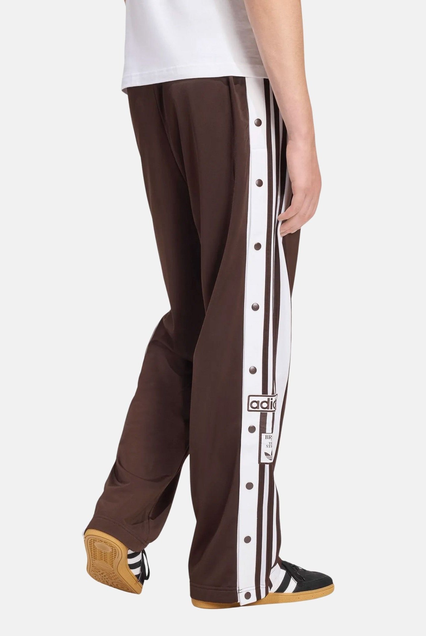 ADIDAS ORIGINALS Pantalone sportivo Adibreak Classic marrone e bianco da uomo KE1679 . ADIDAS ORIGINALS