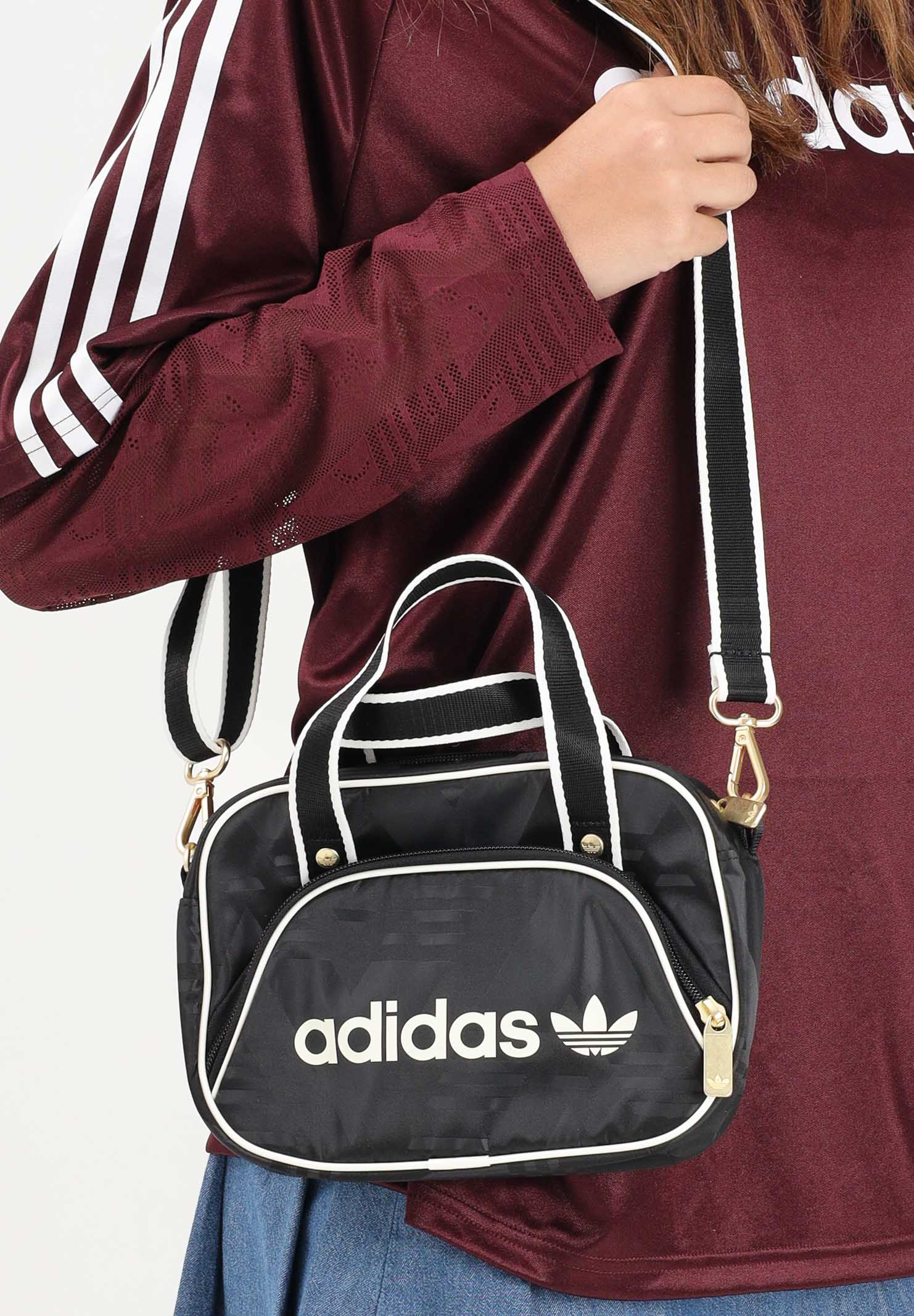 ADIDAS ORIGINALS Borsa a mano AIRLINER SMALL nera da donna KE2316 . ADIDAS ORIGINALS