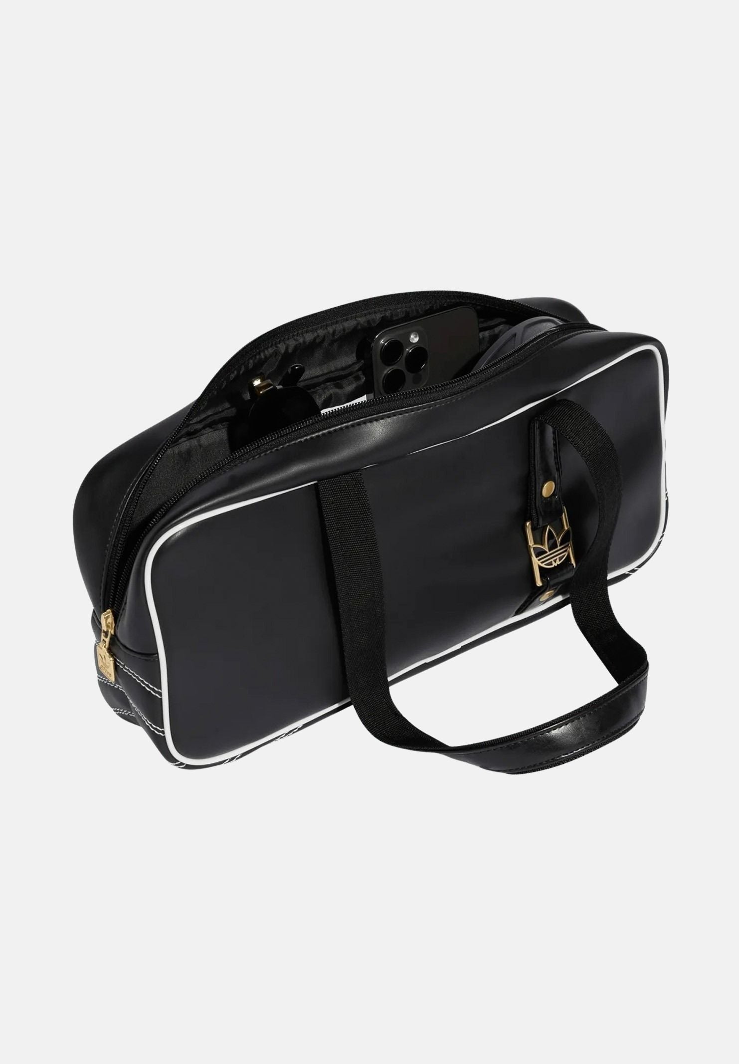 ADIDAS ORIGINALS Borsa a spalla AIRLINER nera da donna KE2329 . ADIDAS ORIGINALS
