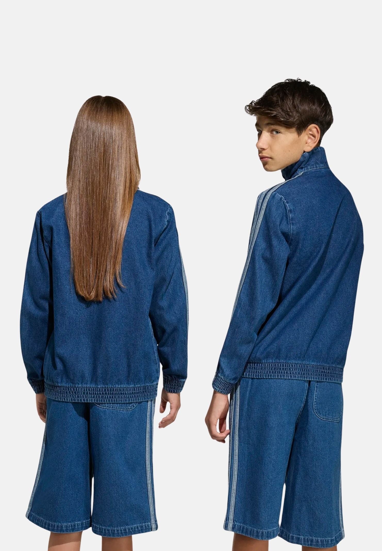 ADIDAS ORIGINALS Giubbotto in denim FIREBIRD DEN TT per bambino e bambina KE2849 . ADIDAS ORIGINALS