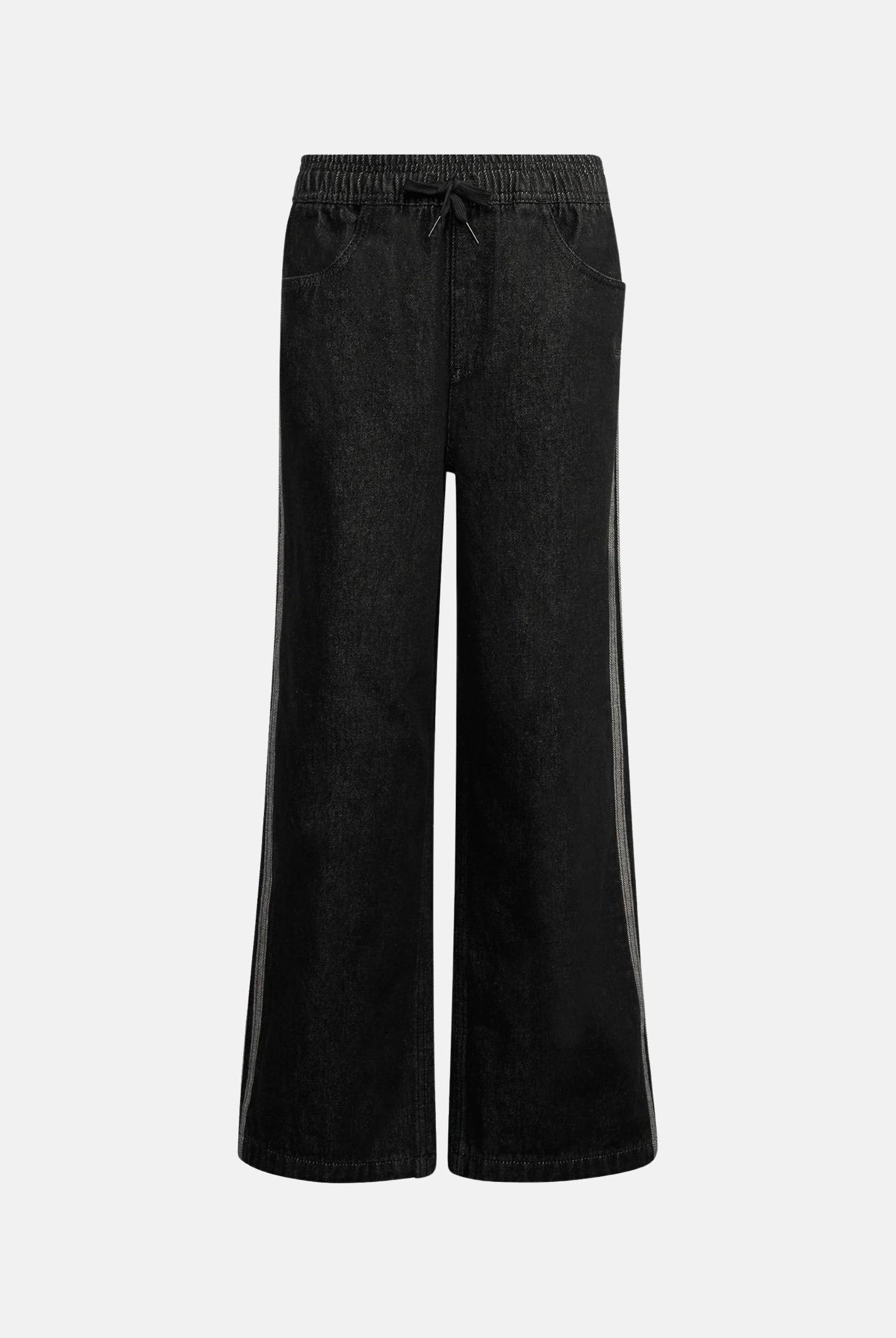 ADIDAS ORIGINALS Pantaloni TRACK PANTS FIREBIRD DENIM nero per bambino e bambina KE2967 . ADIDAS ORIGINALS