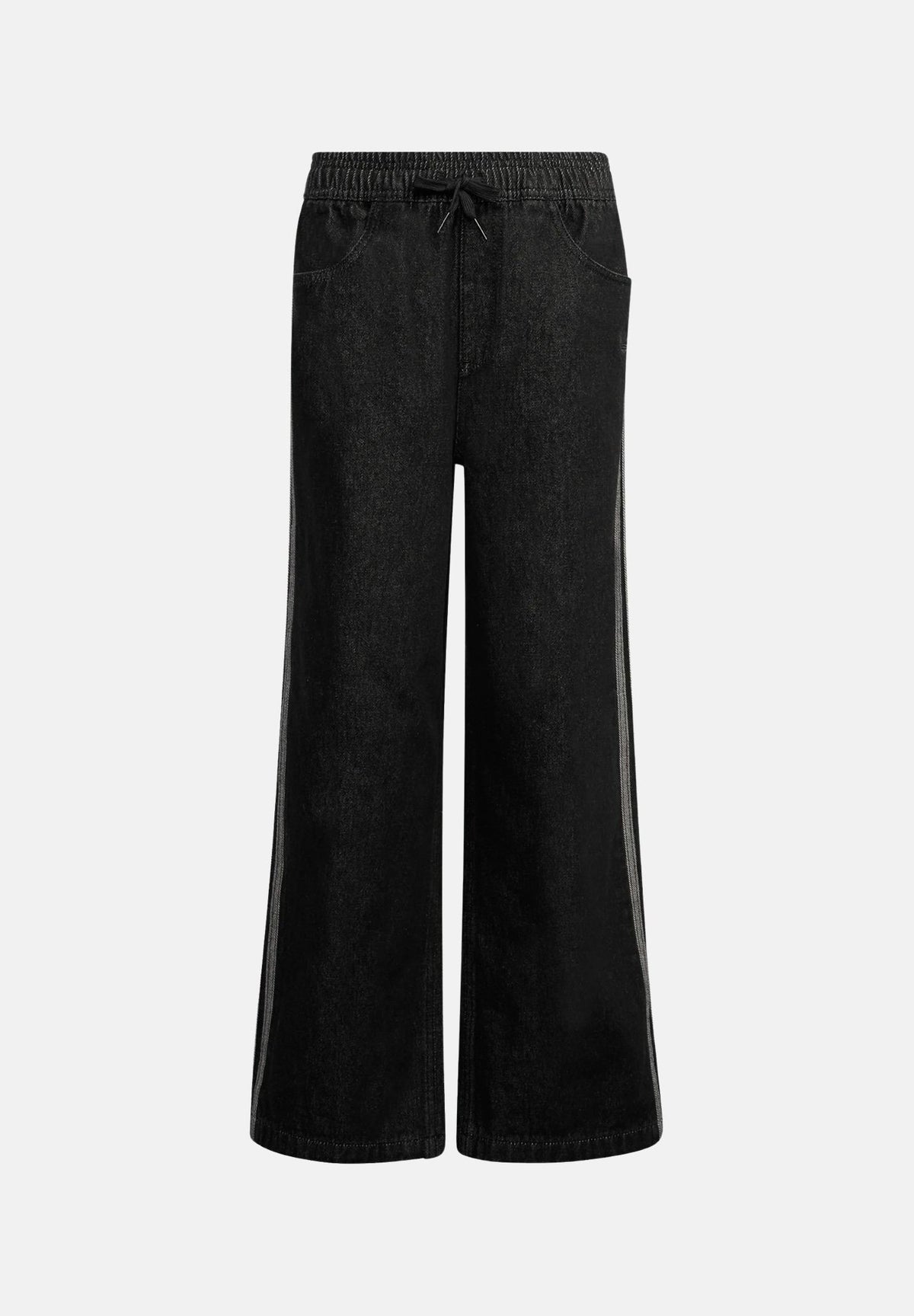 ADIDAS ORIGINALS Pantaloni TRACK PANTS FIREBIRD DENIM nero per bambino e bambina KE2967 . ADIDAS ORIGINALS