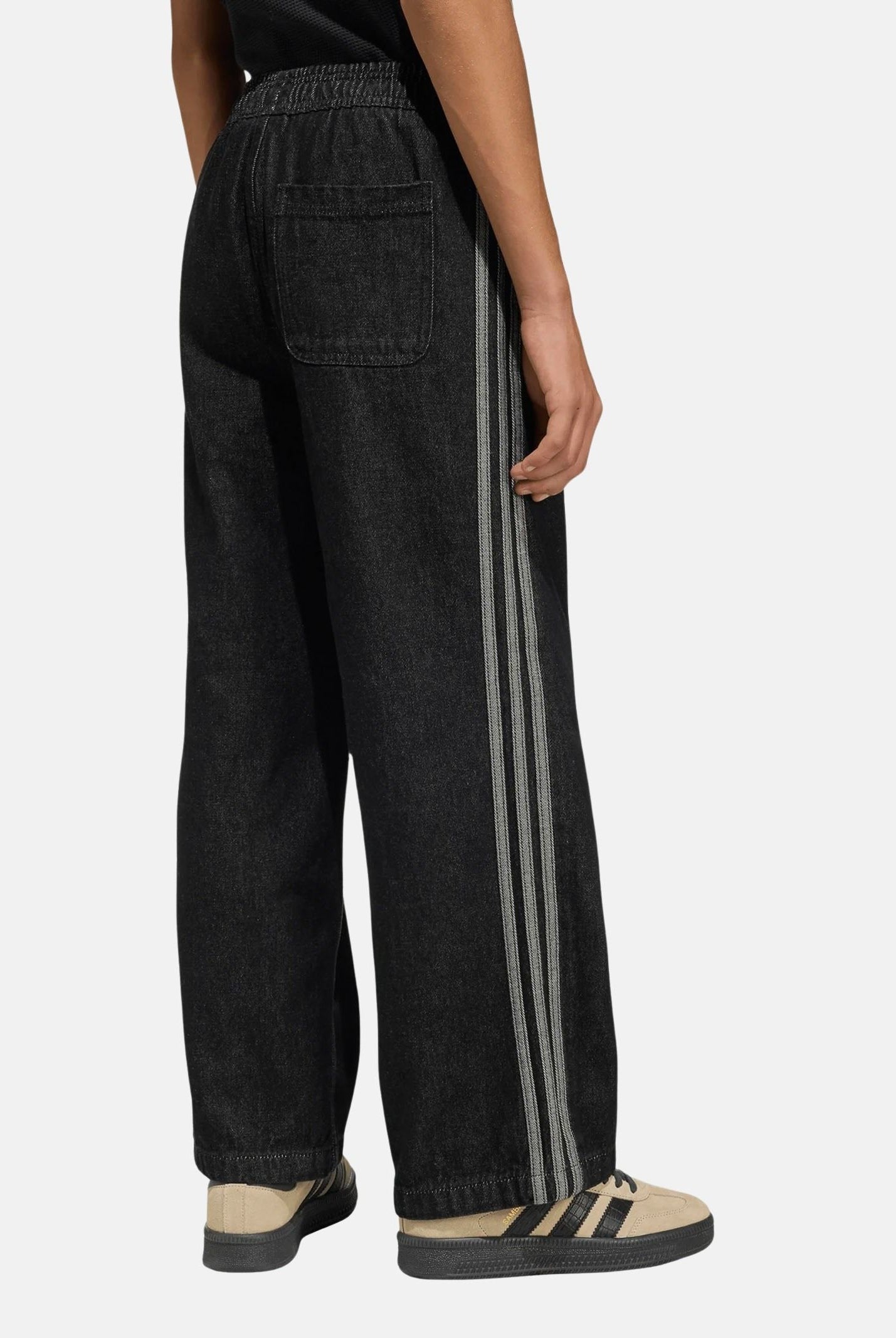 ADIDAS ORIGINALS Pantaloni TRACK PANTS FIREBIRD DENIM nero per bambino e bambina KE2967 . ADIDAS ORIGINALS