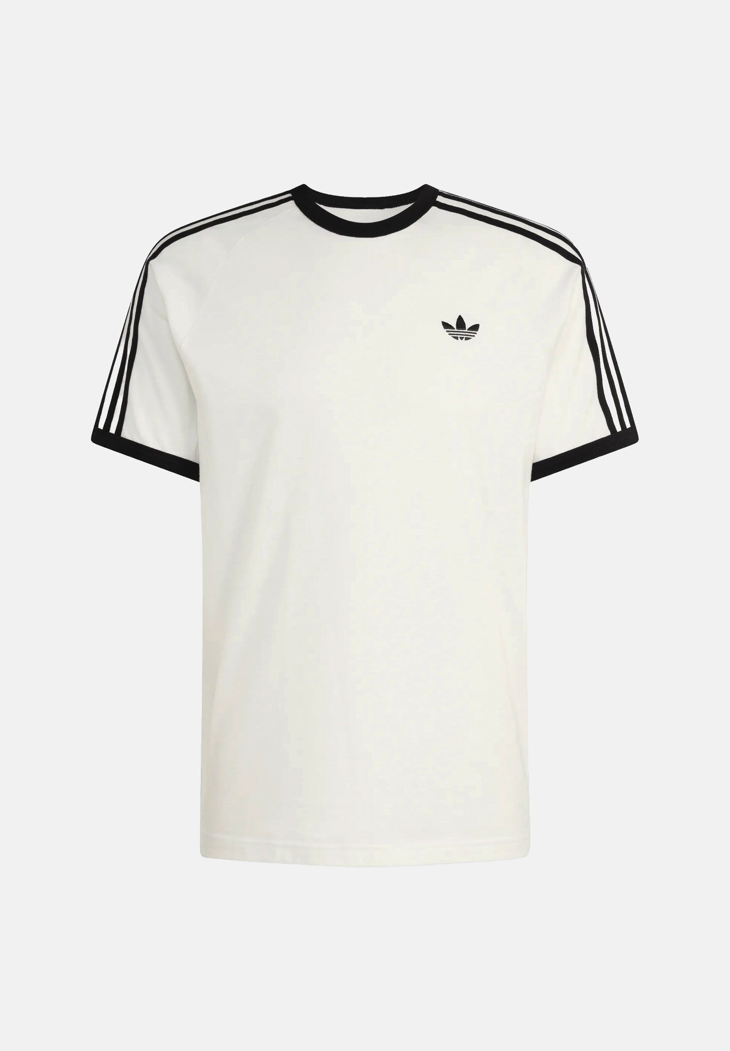 ADIDAS ORIGINALS T-shirt a manica corta 3 STRIPES bianca da uomo KE3537 . ADIDAS ORIGINALS
