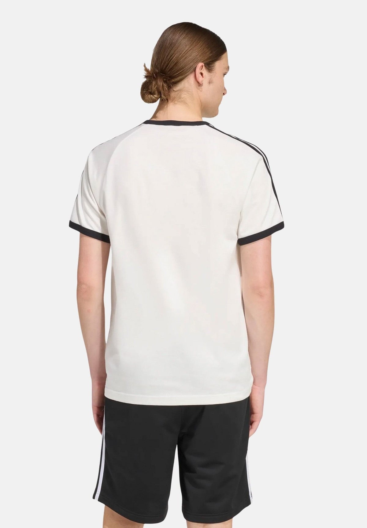ADIDAS ORIGINALS T-shirt a manica corta 3 STRIPES bianca da uomo KE3537 . ADIDAS ORIGINALS