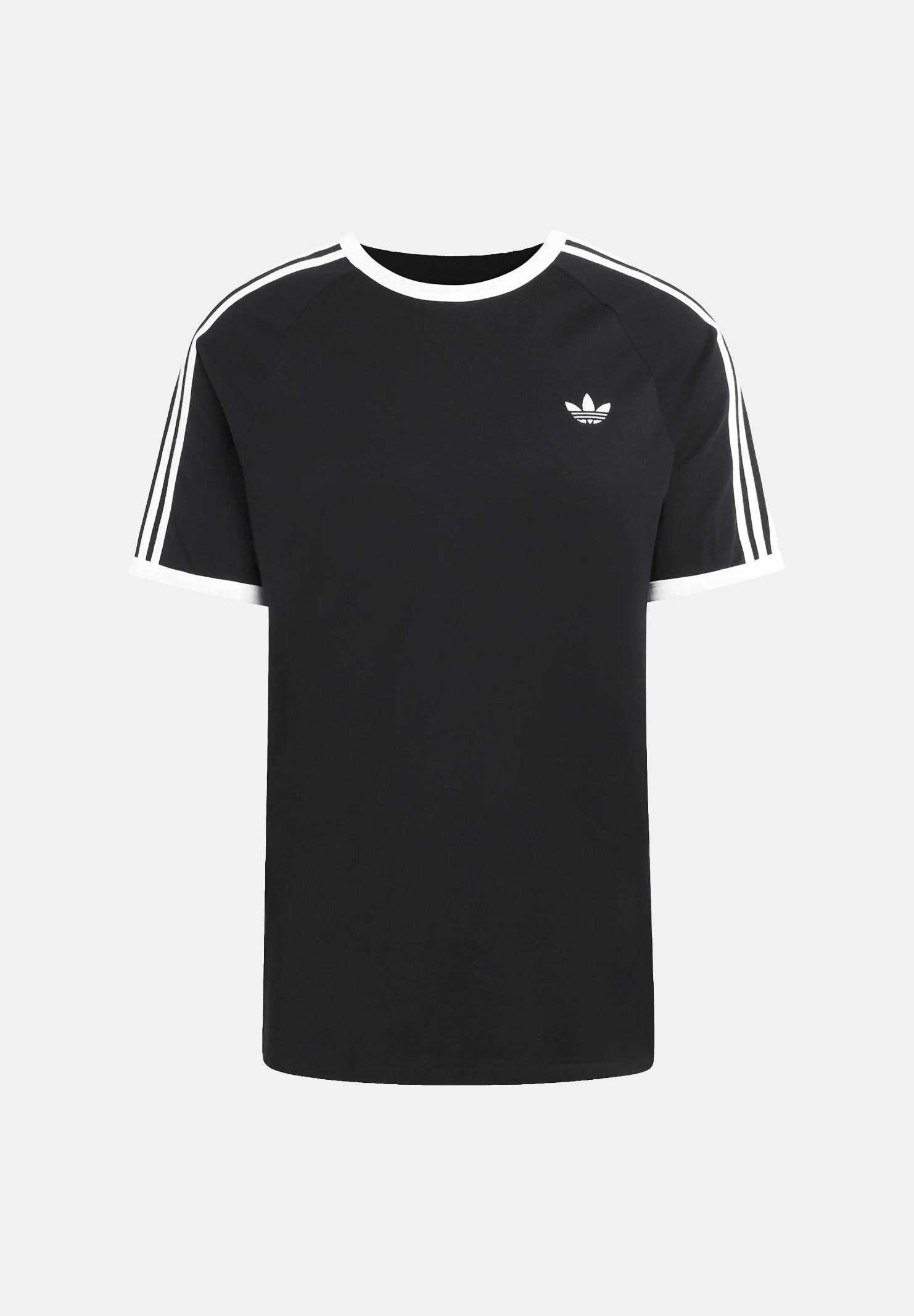 ADIDAS ORIGINALS T-shirt a manica corta 3 STRIPES nera da uomo KE3538 . ADIDAS ORIGINALS
