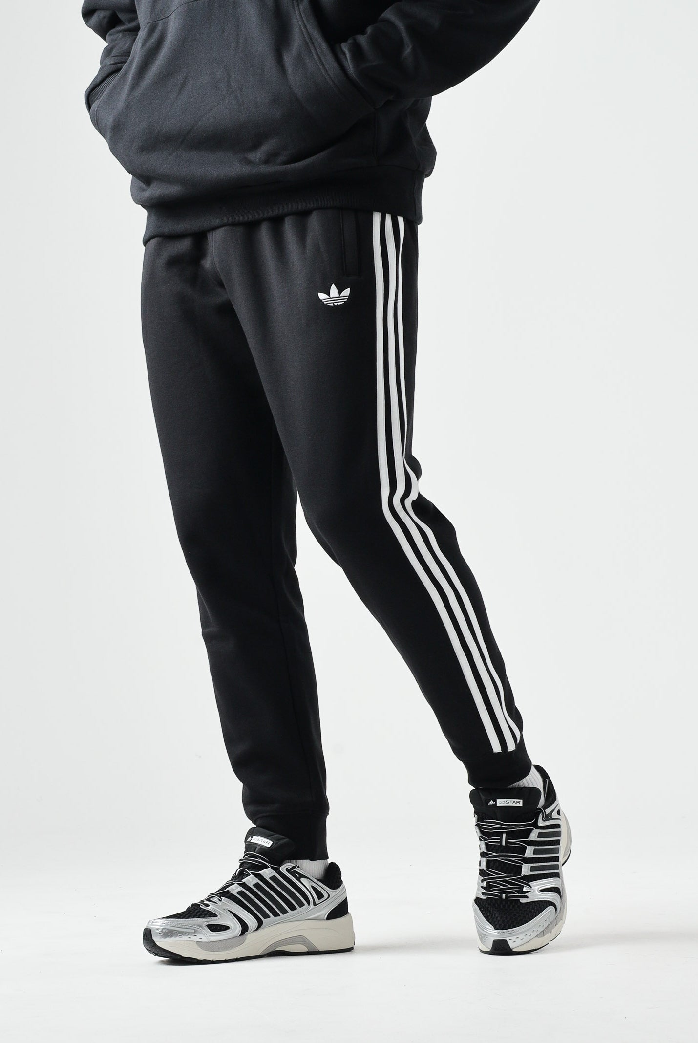 ADIDAS ORIGINALS pantaloni sportivi Pantaloni da tuta 3-Stripes black nero uomo. KE3562 . ADIDAS ORIGINALS