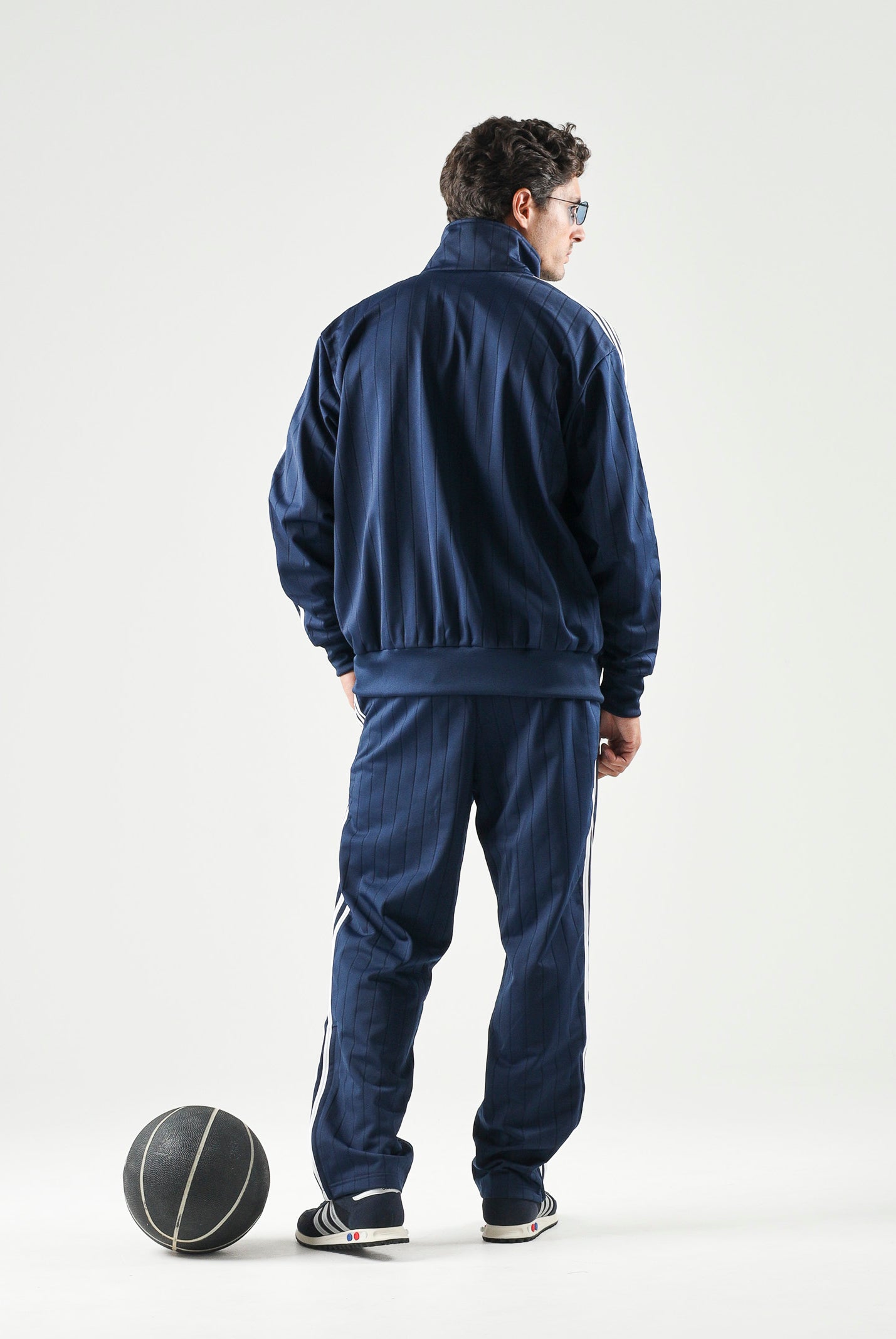 ADIDAS ORIGINALS Felpa con zip FIREBIRD indigo da uomo KE4128 . ADIDAS ORIGINALS