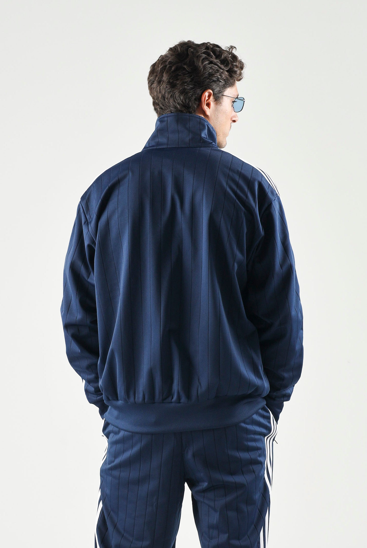 ADIDAS ORIGINALS Felpa con zip FIREBIRD indigo da uomo KE4128 . ADIDAS ORIGINALS