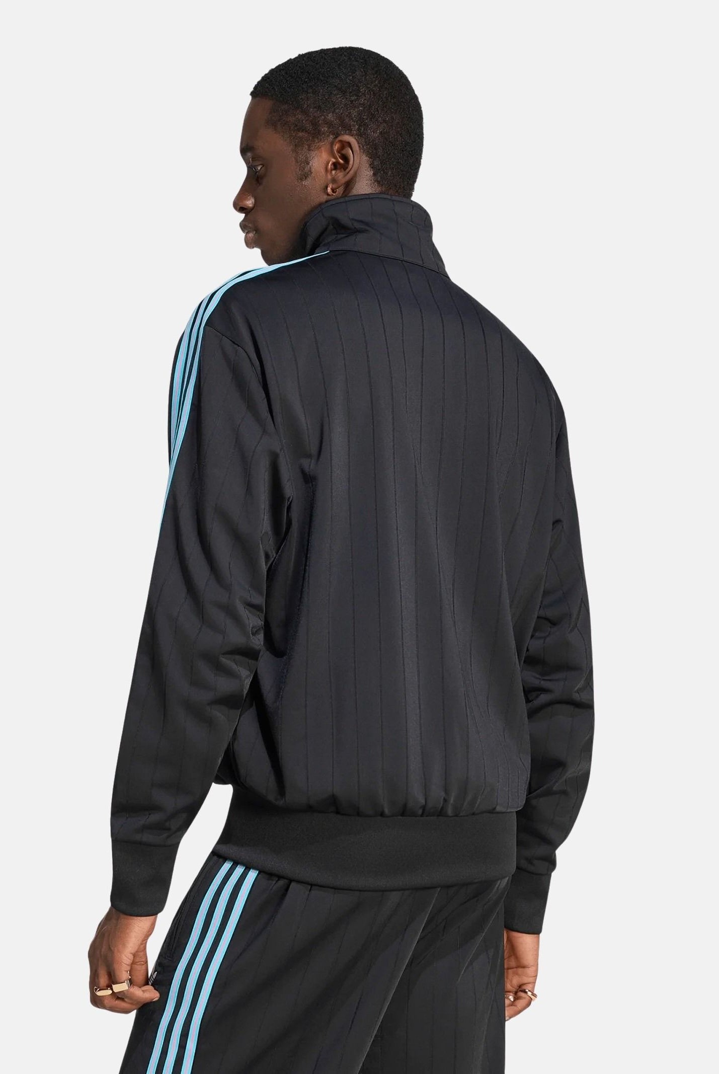 ADIDAS ORIGINALS Felpa con zip FIREBIRD DROP NEEDLE TRACK TOP Black, da uomo. KE4130 . ADIDAS ORIGINALS