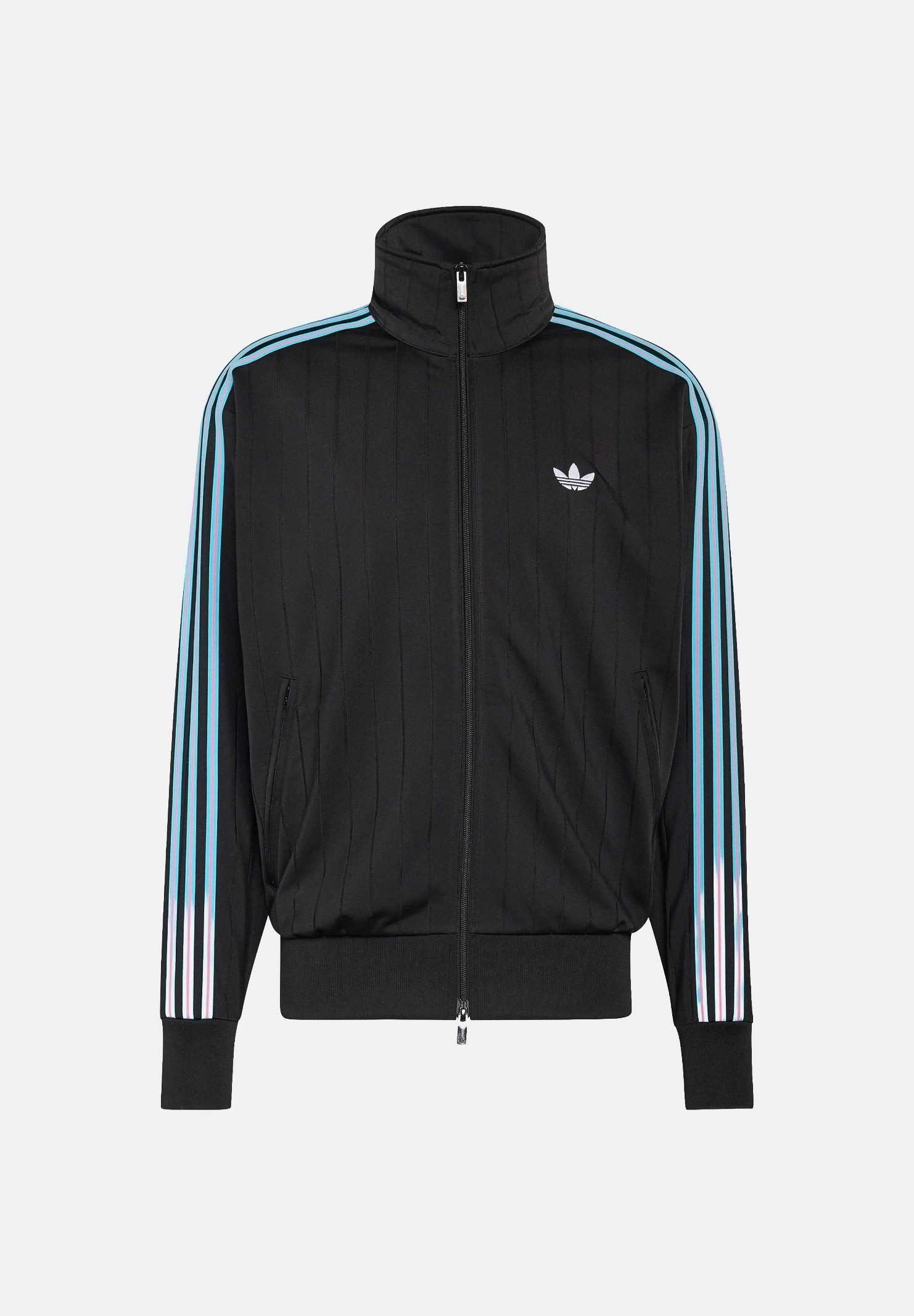 ADIDAS ORIGINALS Felpa con zip FIREBIRD DROP NEEDLE TRACK TOP Black, da uomo. KE4130 . ADIDAS ORIGINALS