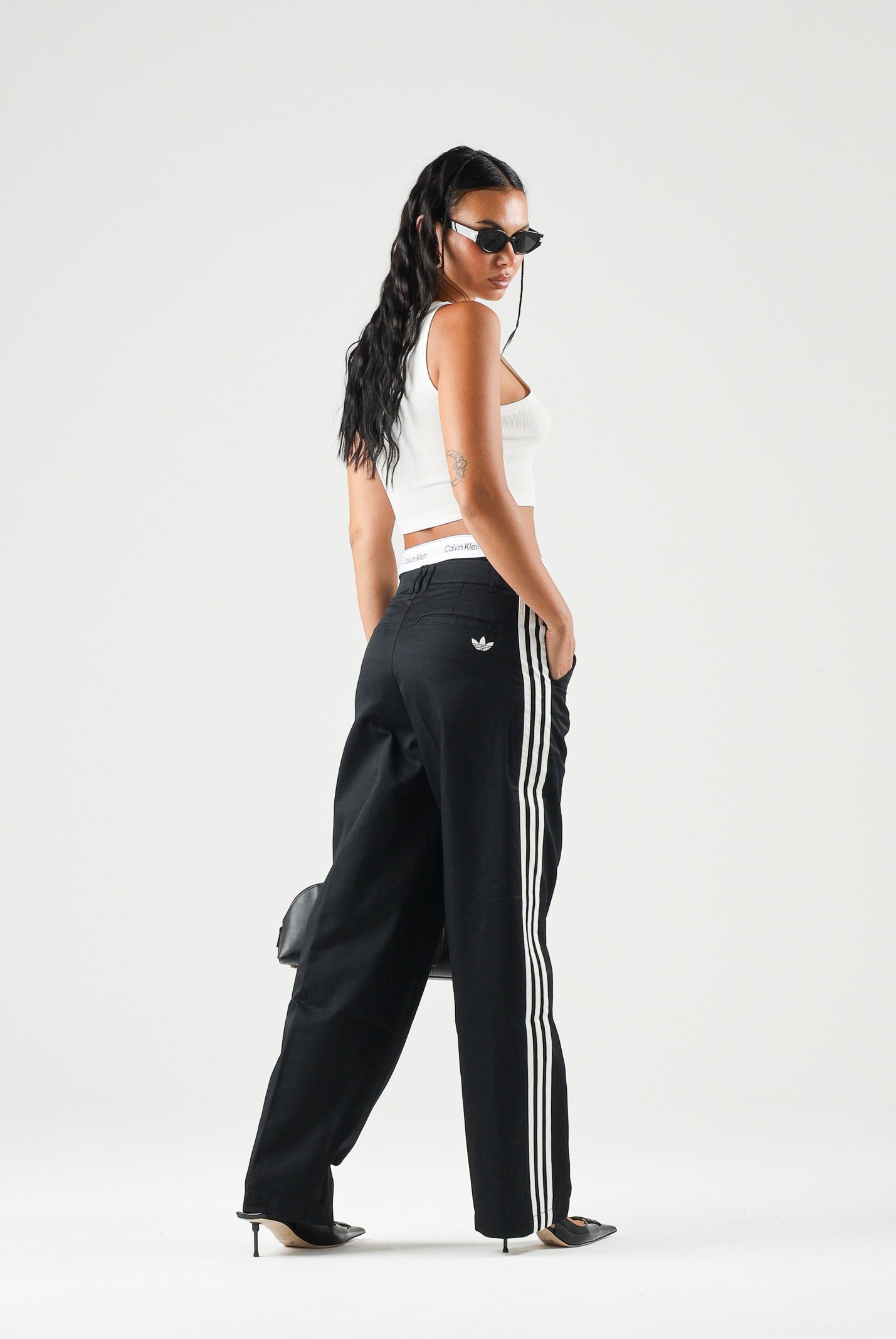 ADIDAS ORIGINALS Pantaloni PLEATED 3 stripes per uomo e donna KE4177 . ADIDAS ORIGINALS