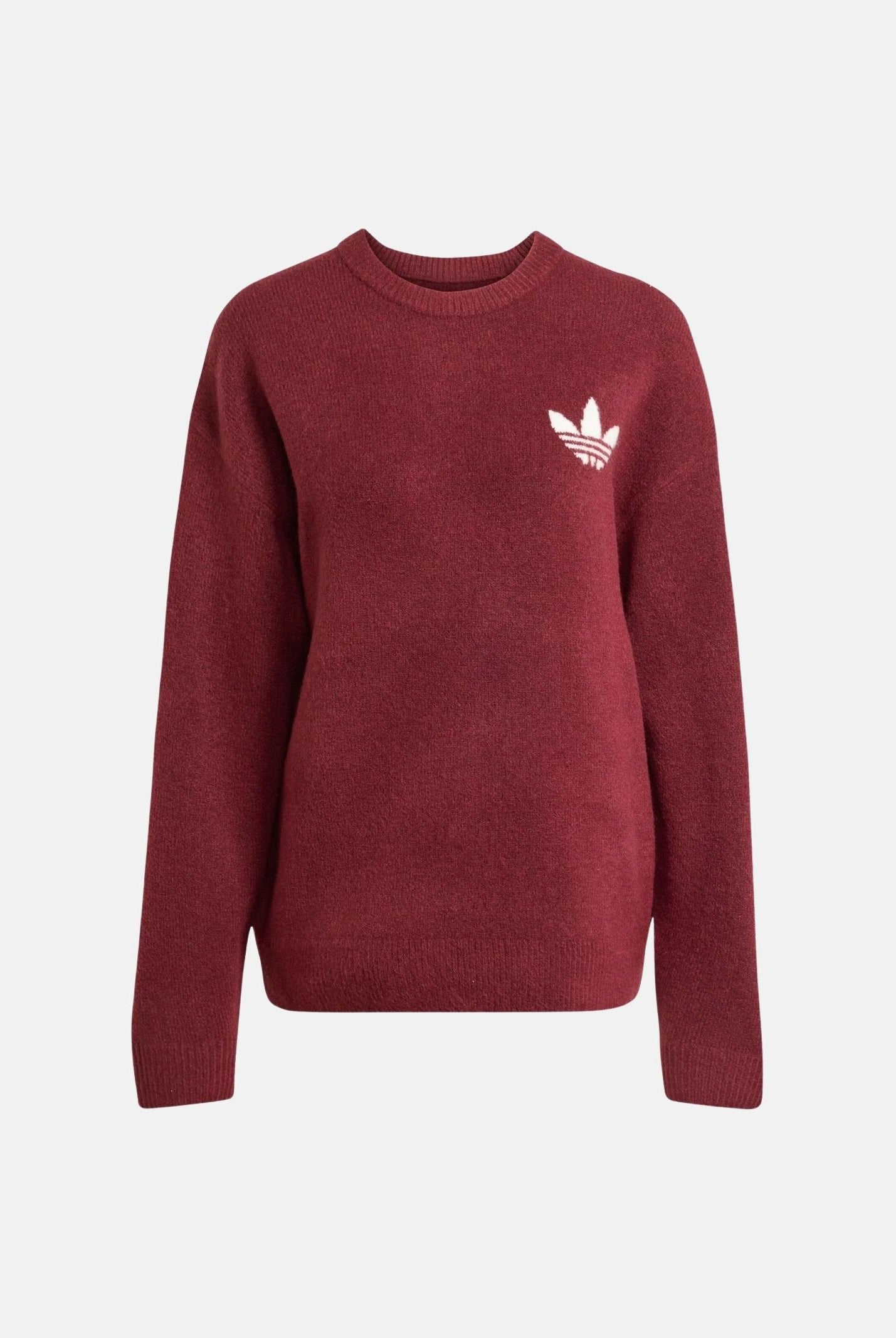 ADIDAS ORIGINALS Maglione ATHLETIC DEPARTMENT girocollo bordeaux per uomo e donna <BR/> KF2537 . ADIDAS ORIGINALS