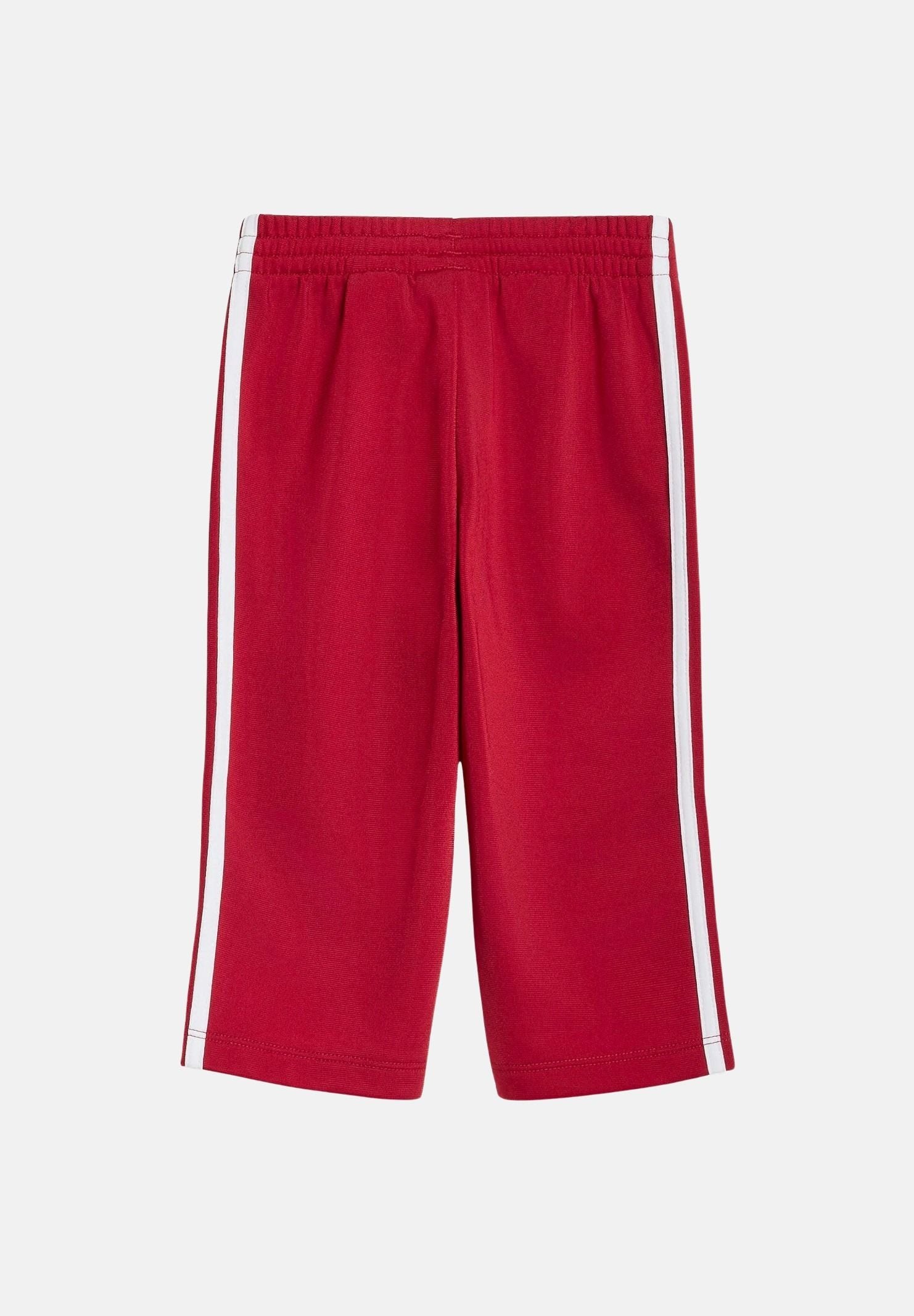 ADIDAS ORIGINALS Tuta TMVIRE TMM rosso da neonato con lgo iconico KG3886 . ADIDAS ORIGINALS