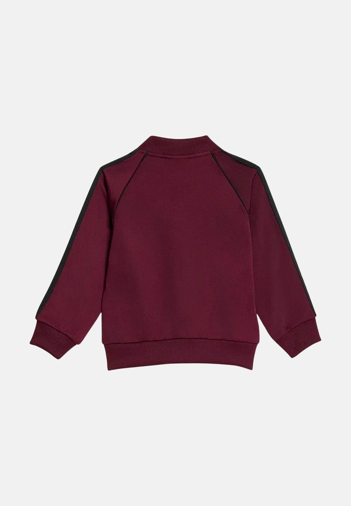 ADIDAS ORIGINALS Tuta SST Maroon bordeaux neonato con iconiche 3-Stripes KH0847 . ADIDAS ORIGINALS