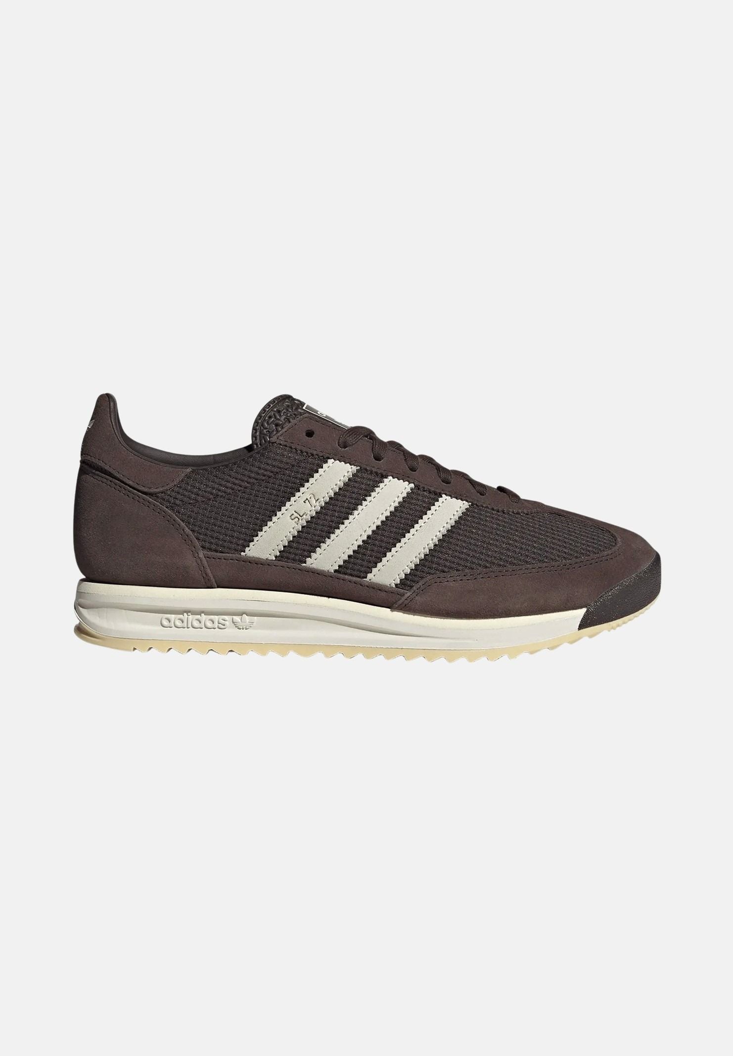 ADIDAS ORIGINALS Sneakers SL 72 RS marrone scuro da uomo con dettagli a contrasto KH9657 . ADIDAS ORIGINALS