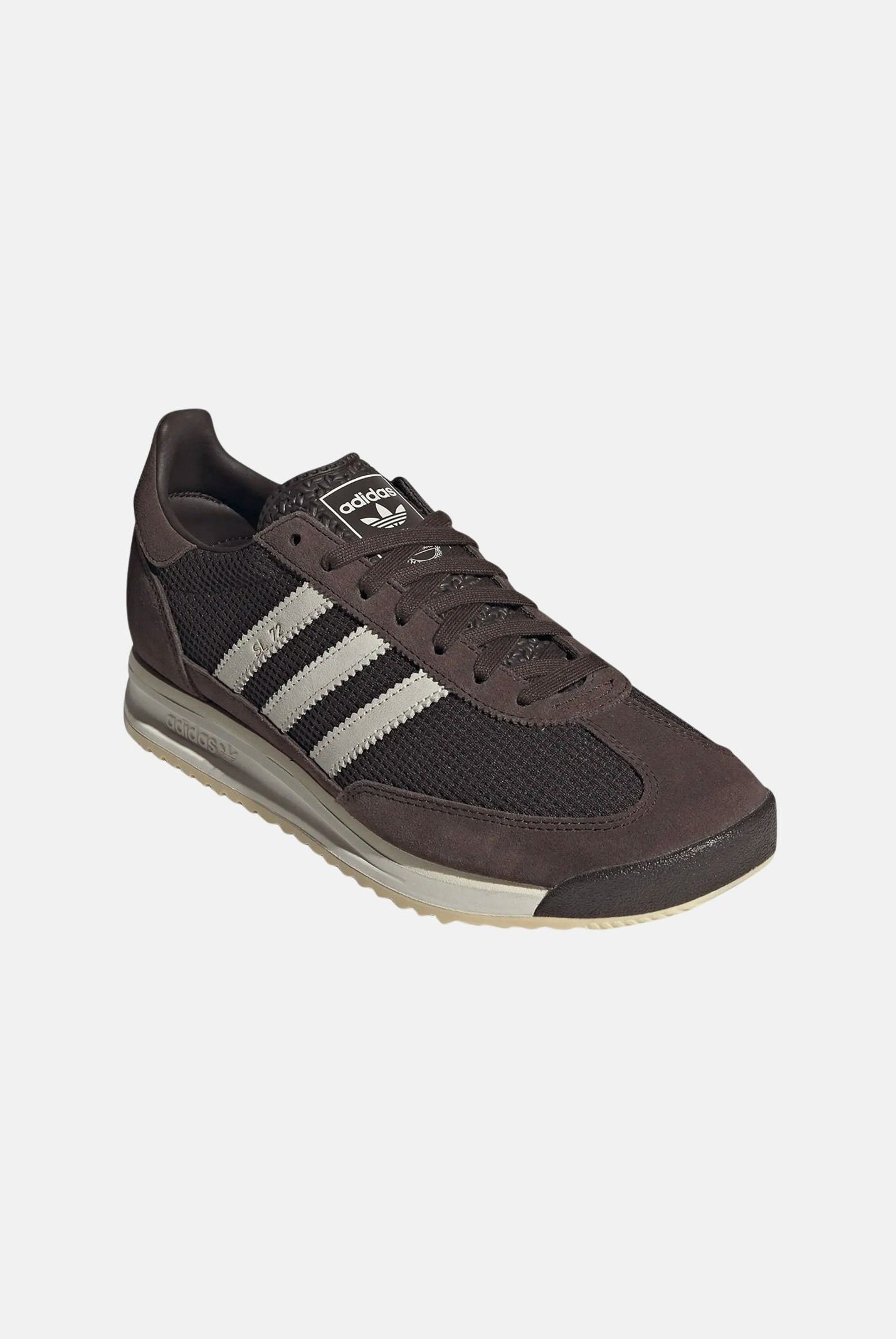 ADIDAS ORIGINALS Sneakers SL 72 RS marrone scuro da uomo con dettagli a contrasto KH9657 . ADIDAS ORIGINALS