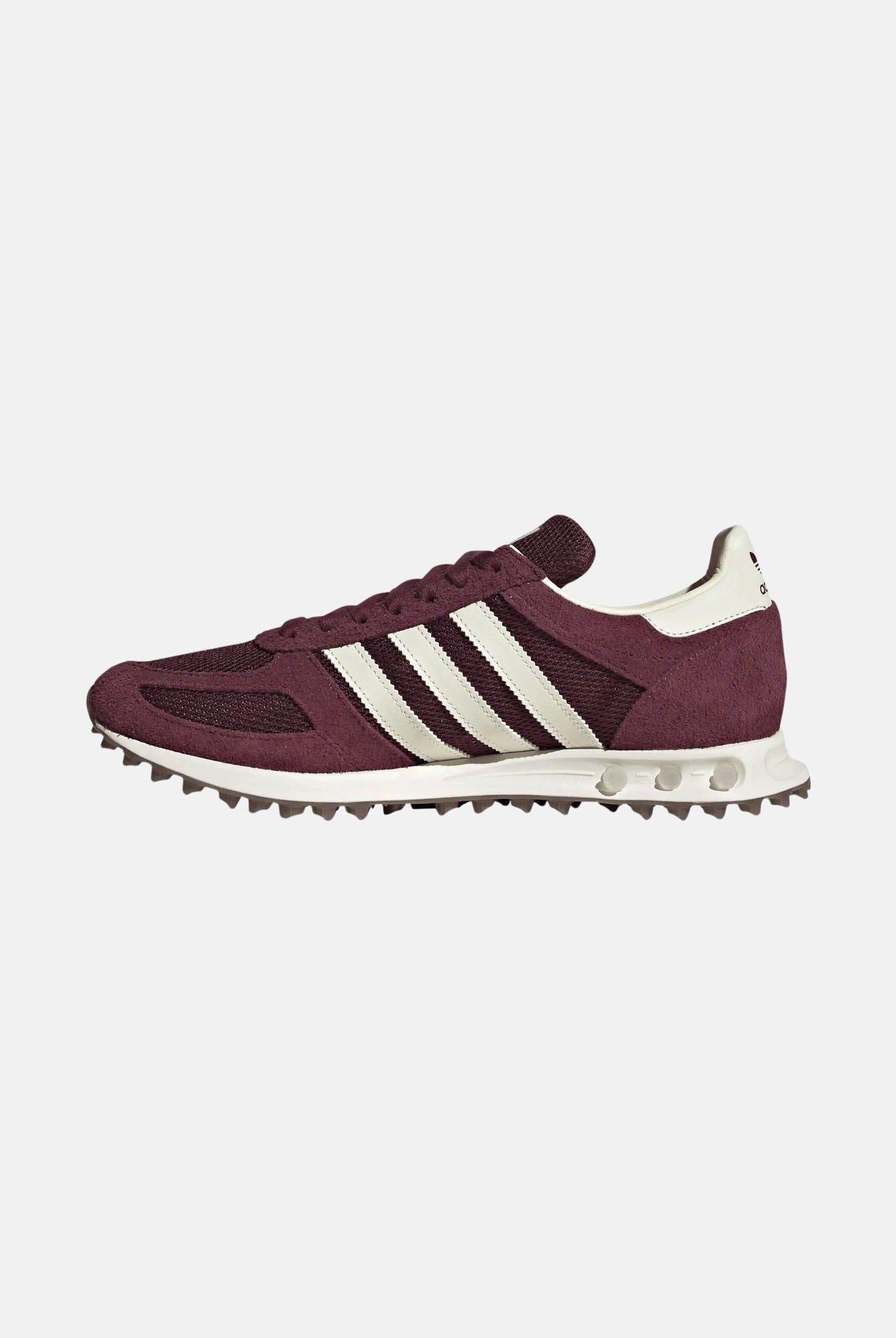 ADIDAS ORIGINALS Sneakers LA TRAINER OG Maroon bordeaux con inserti in suede KH9682 . ADIDAS ORIGINALS