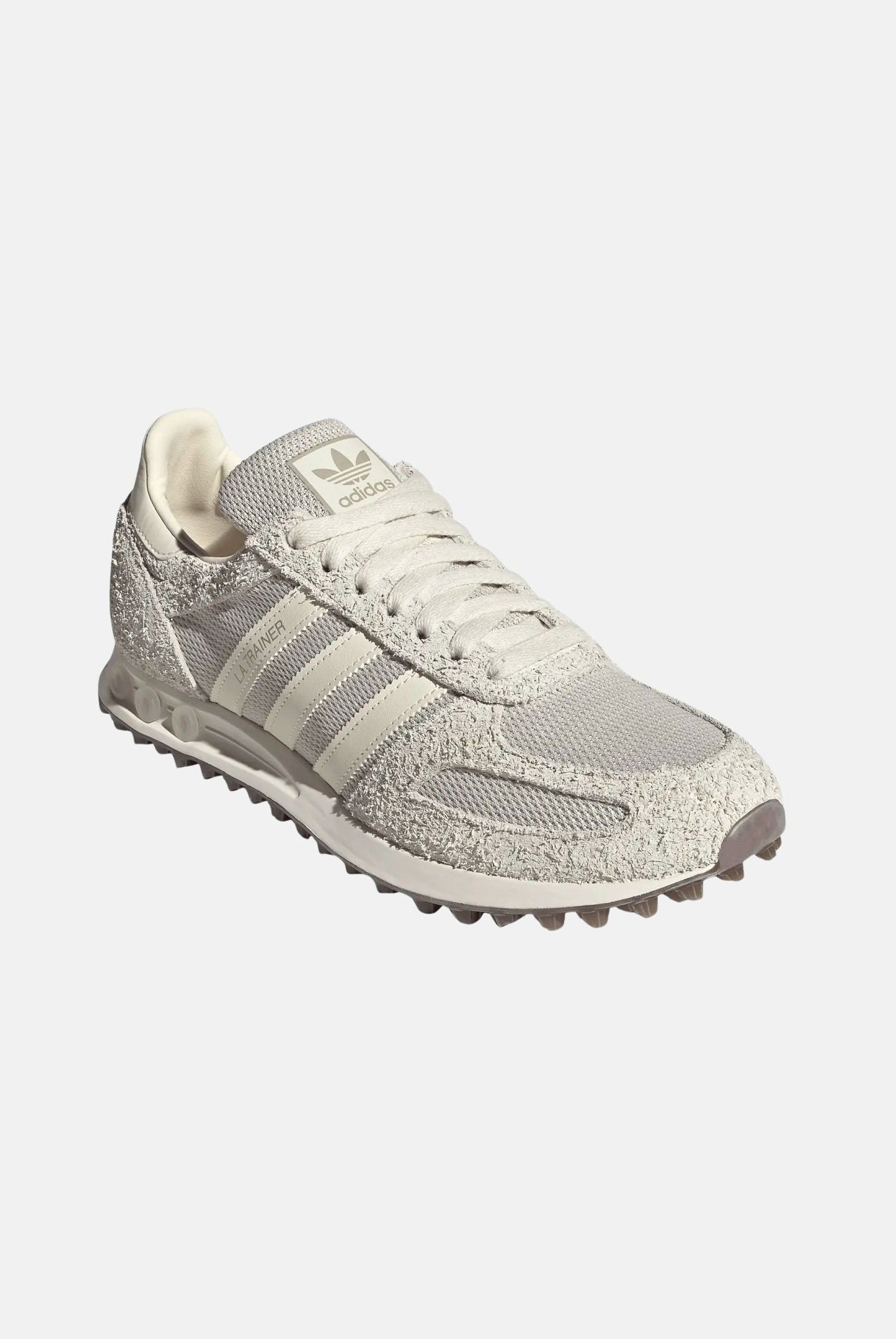 ADIDAS ORIGINALS Sneakers LA TRAINER OG Alumina grigio chiaro da uomo con tomaia multistrato KH9683 . ADIDAS ORIGINALS