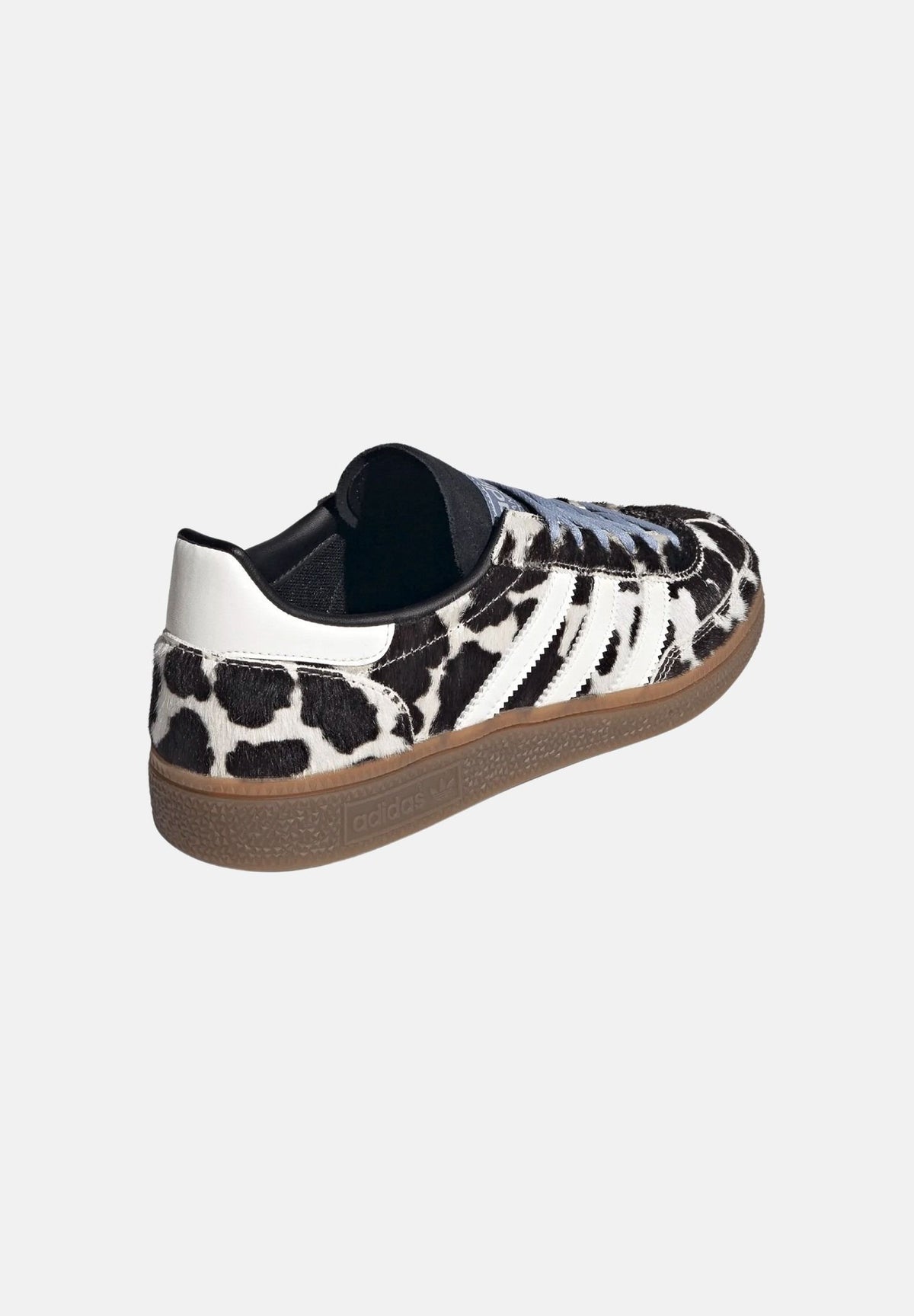 ADIDAS ORIGINALS Sneakers HANDBALL SPEZIAL animalier nero per donna con fantasia maculata e suola in gomma. KI2183 . ADIDAS ORIGINALS