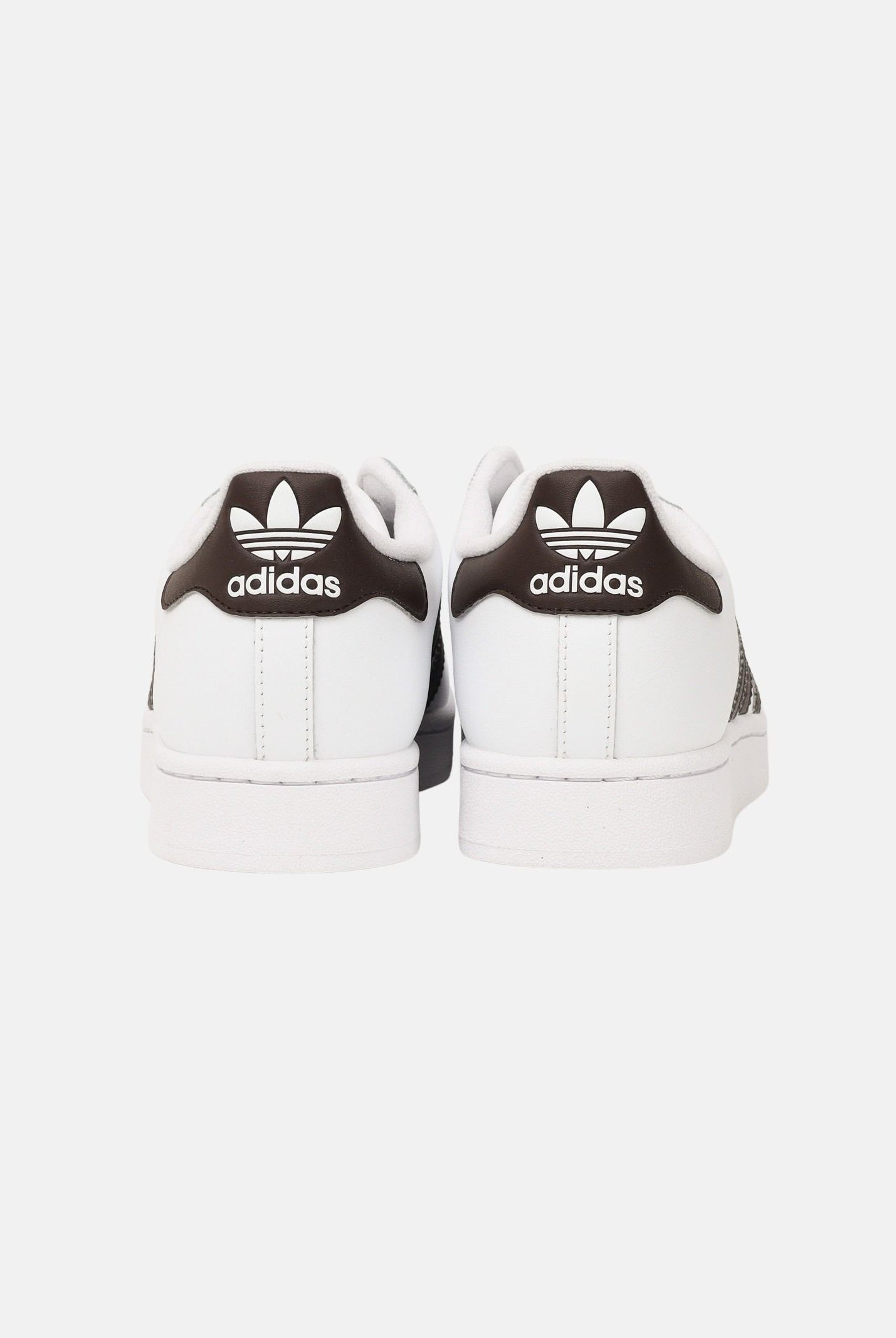 ADIDAS ORIGINALS Sneakers SUPERSTAR II bianche e marroni per uomo e donna KI4163 . ADIDAS ORIGINALS
