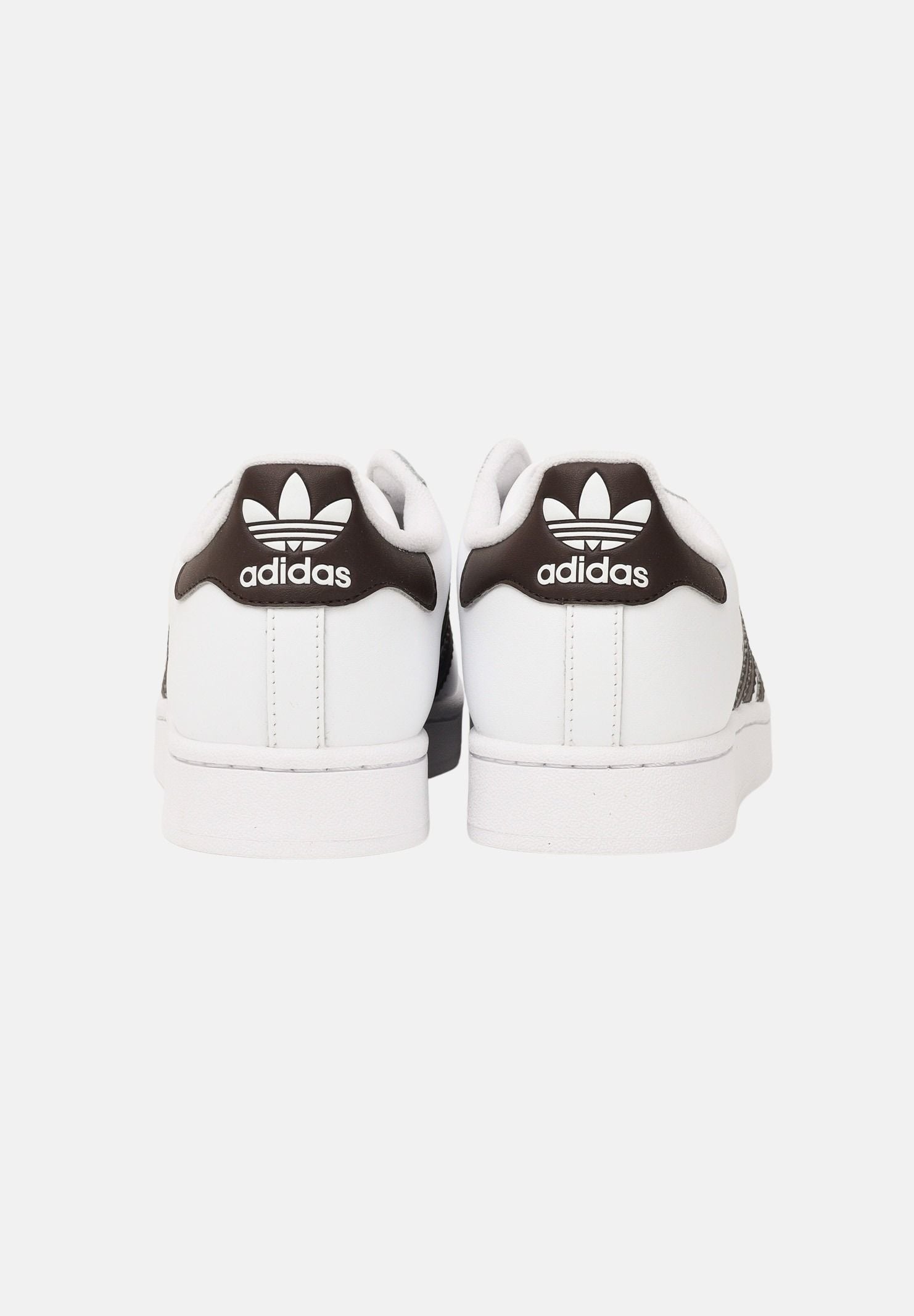 ADIDAS ORIGINALS Sneakers SUPERSTAR II bianche e marroni per uomo e donna KI4163 . ADIDAS ORIGINALS