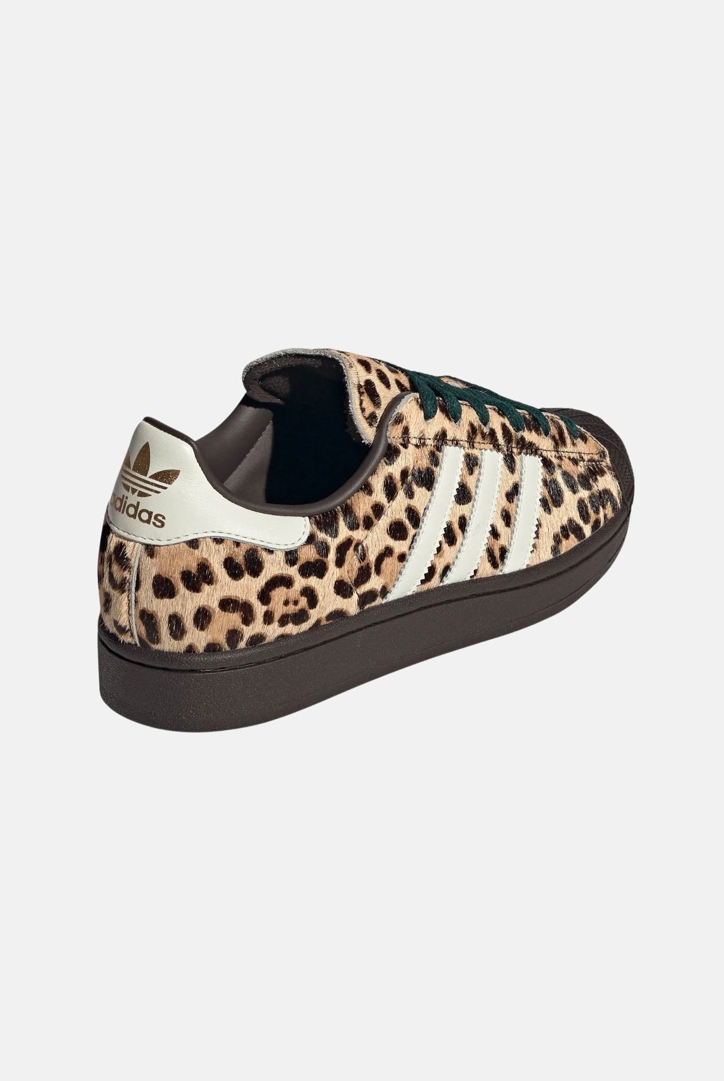 ADIDAS ORIGINALS Sneakers SUPERSTAR II leopardate e marroni per uomo e donna KI4203 . ADIDAS ORIGINALS