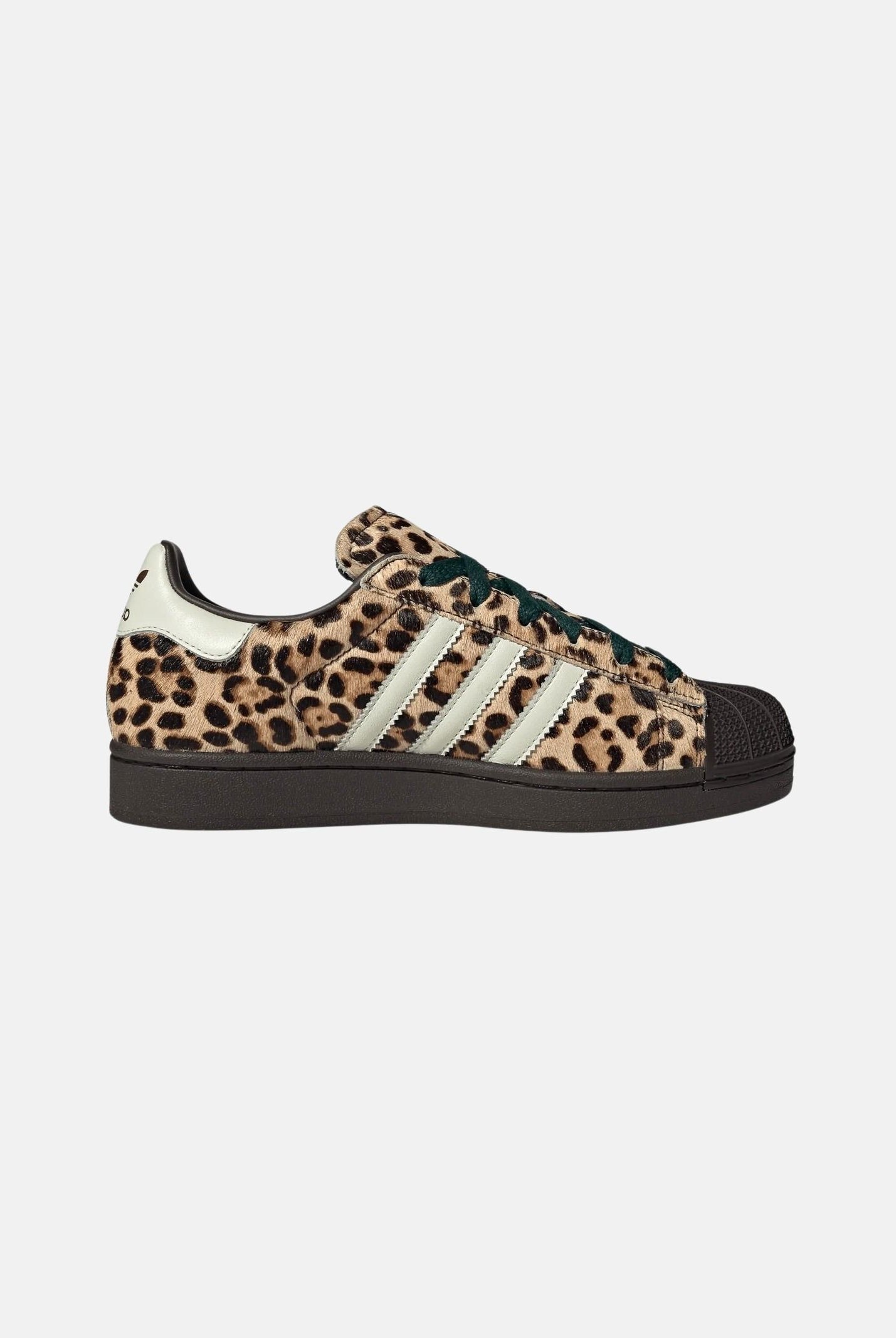 ADIDAS ORIGINALS Sneakers SUPERSTAR II leopardate e marroni per uomo e donna KI4203 . ADIDAS ORIGINALS