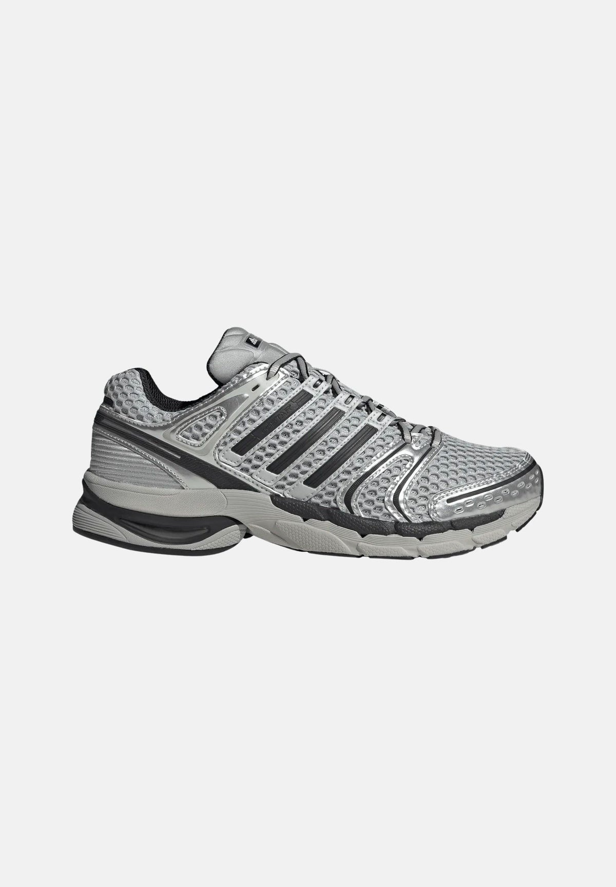 ADIDAS ORIGINALS Sneakers ADISTAR CONTROL 5 Grey da uomo , con tomaia multistrato in mesh e inserti metallizzati KI6154 . ADIDAS ORIGINALS