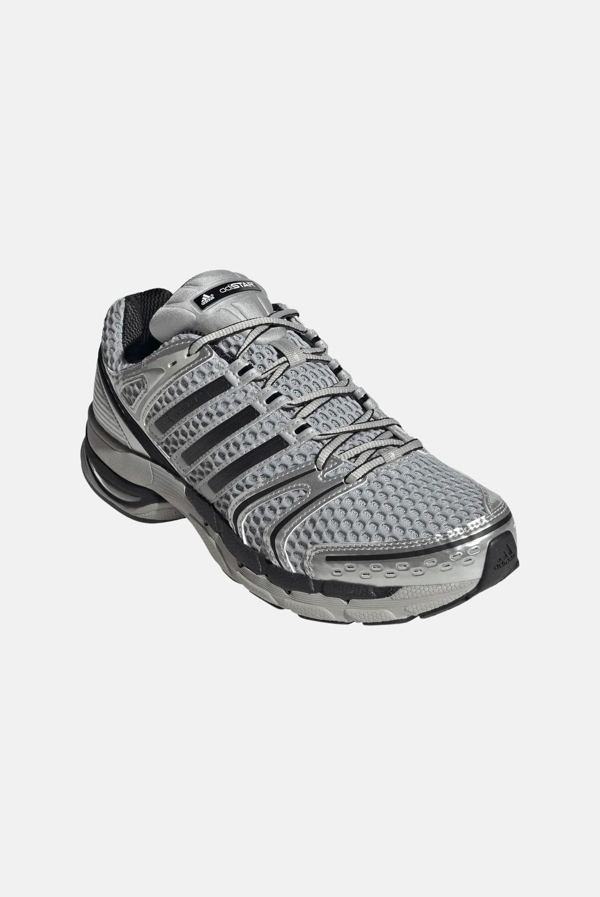 ADIDAS ORIGINALS Sneakers ADISTAR CONTROL 5 Grey da uomo , con tomaia multistrato in mesh e inserti metallizzati KI6154 . ADIDAS ORIGINALS