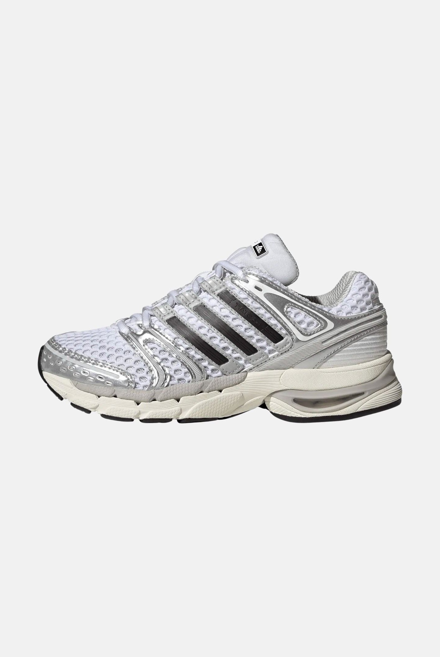 ADIDAS ORIGINALS Sneakers ADISTAR CONTROL 5 white/ silver bianco grigio da donna con dettagi metalizzati a contrasto<BR/> KI8732 . ADIDAS ORIGINALS