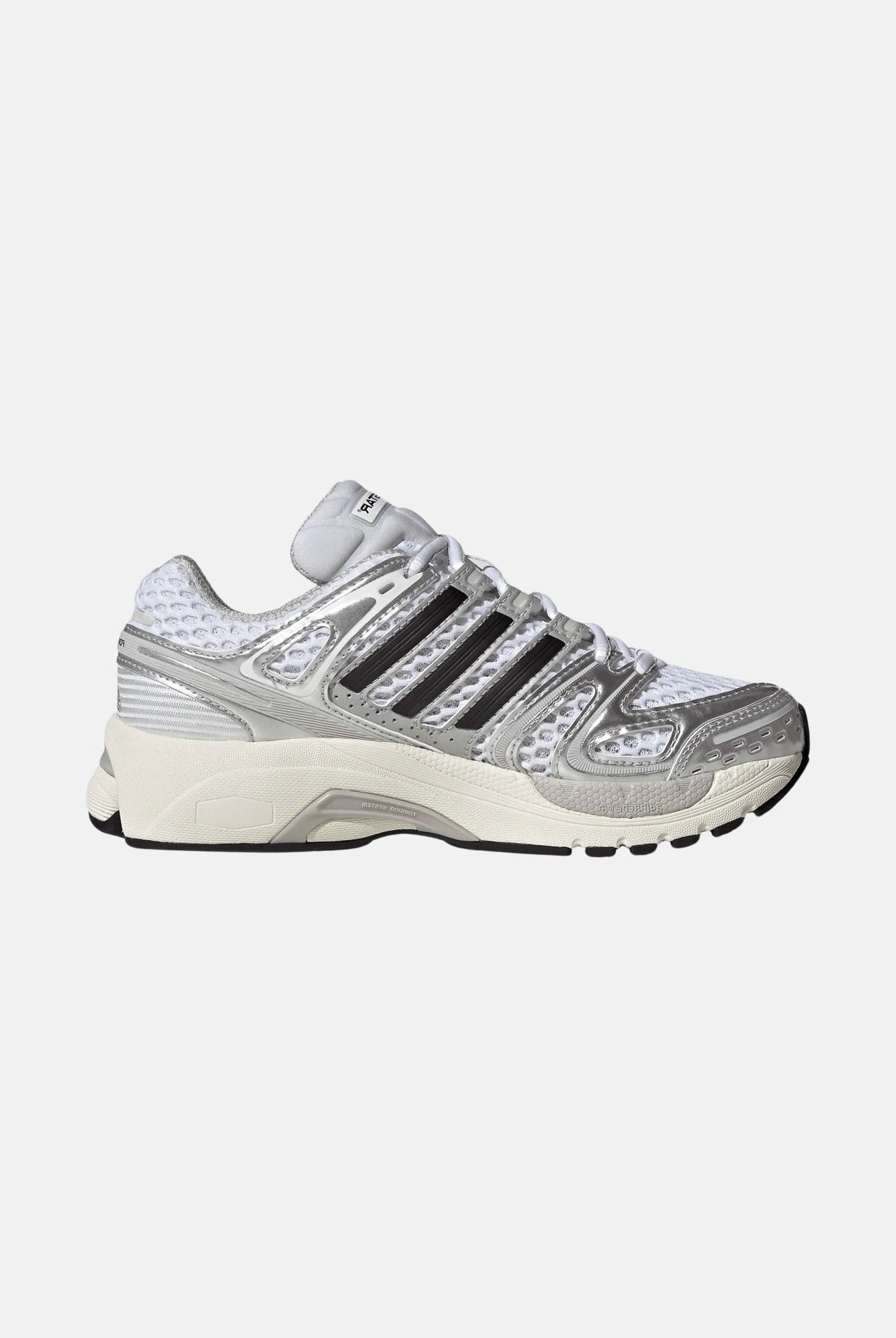 ADIDAS ORIGINALS Sneakers ADISTAR CONTROL 5 white/ silver bianco grigio da donna con dettagi metalizzati a contrasto<BR/> KI8732 . ADIDAS ORIGINALS