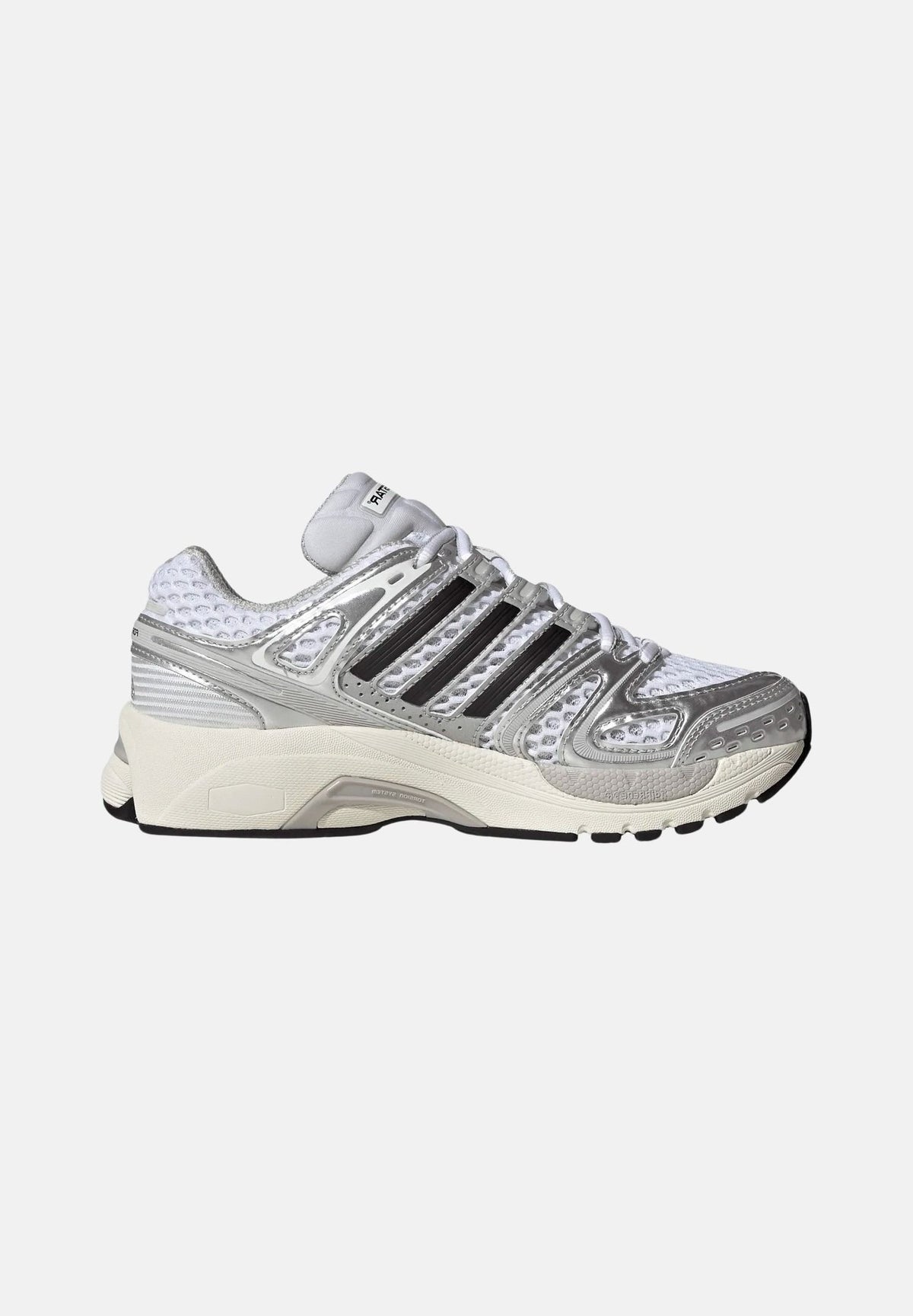 ADIDAS ORIGINALS Sneakers ADISTAR CONTROL 5 white/ silver bianco grigio da donna con dettagi metalizzati a contrasto<BR/> KI8732 . ADIDAS ORIGINALS