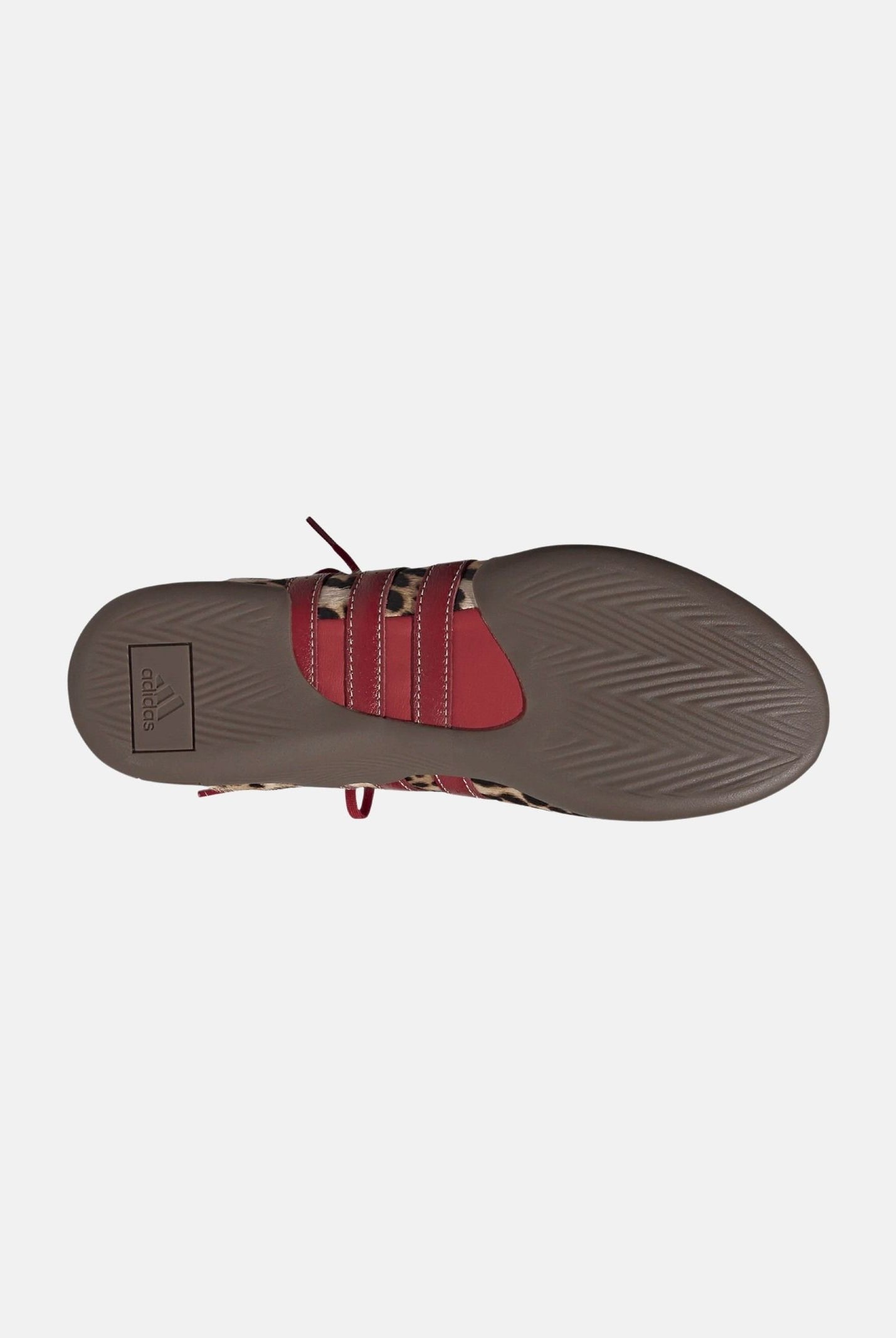 ADIDAS ORIGINALS Sneakers-ballerine TAEKWONDO BALLET rosse e leopardate da donna con cinturino KJ0647 . ADIDAS ORIGINALS